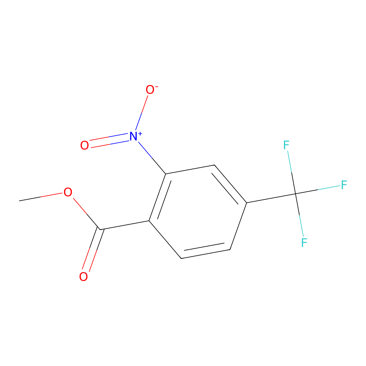 Methyl 2-nitro-4-(trifluoromethyl)benzoate molecular structure, CAS 228418-45-9