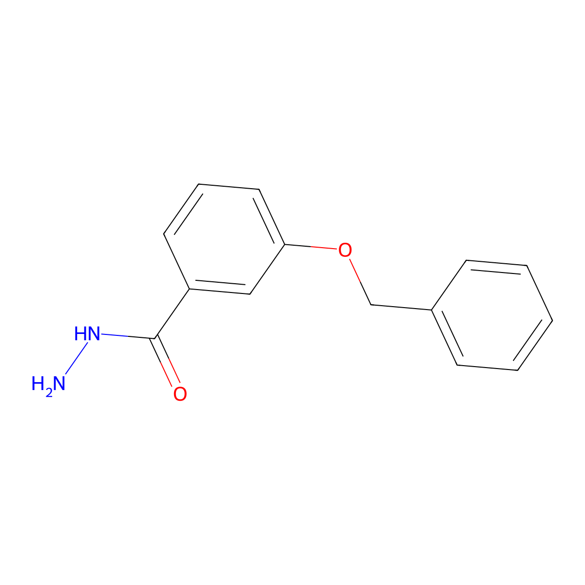 3-Benzyloxybenzhydrazide molecular structure, CAS 228419-13-4
