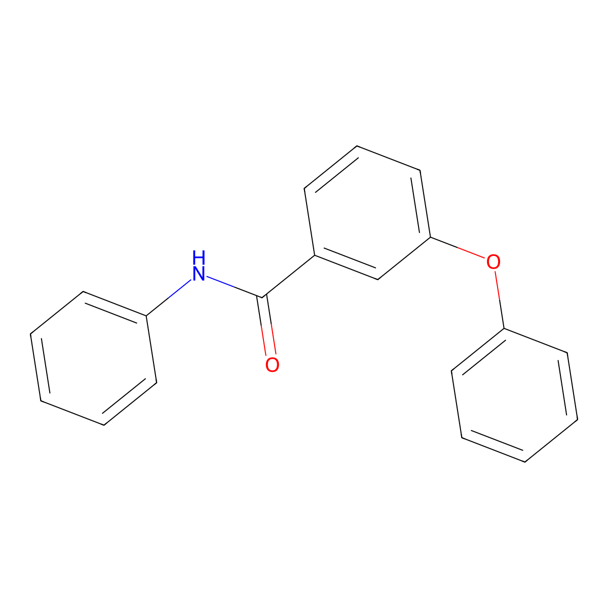 3-phenoxy-N-phenylbenzamide molecular structure, CAS 228423-11-8