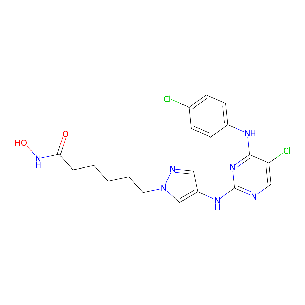 Jak/hdac-IN-1 molecular structure, CAS 2284621-75-4