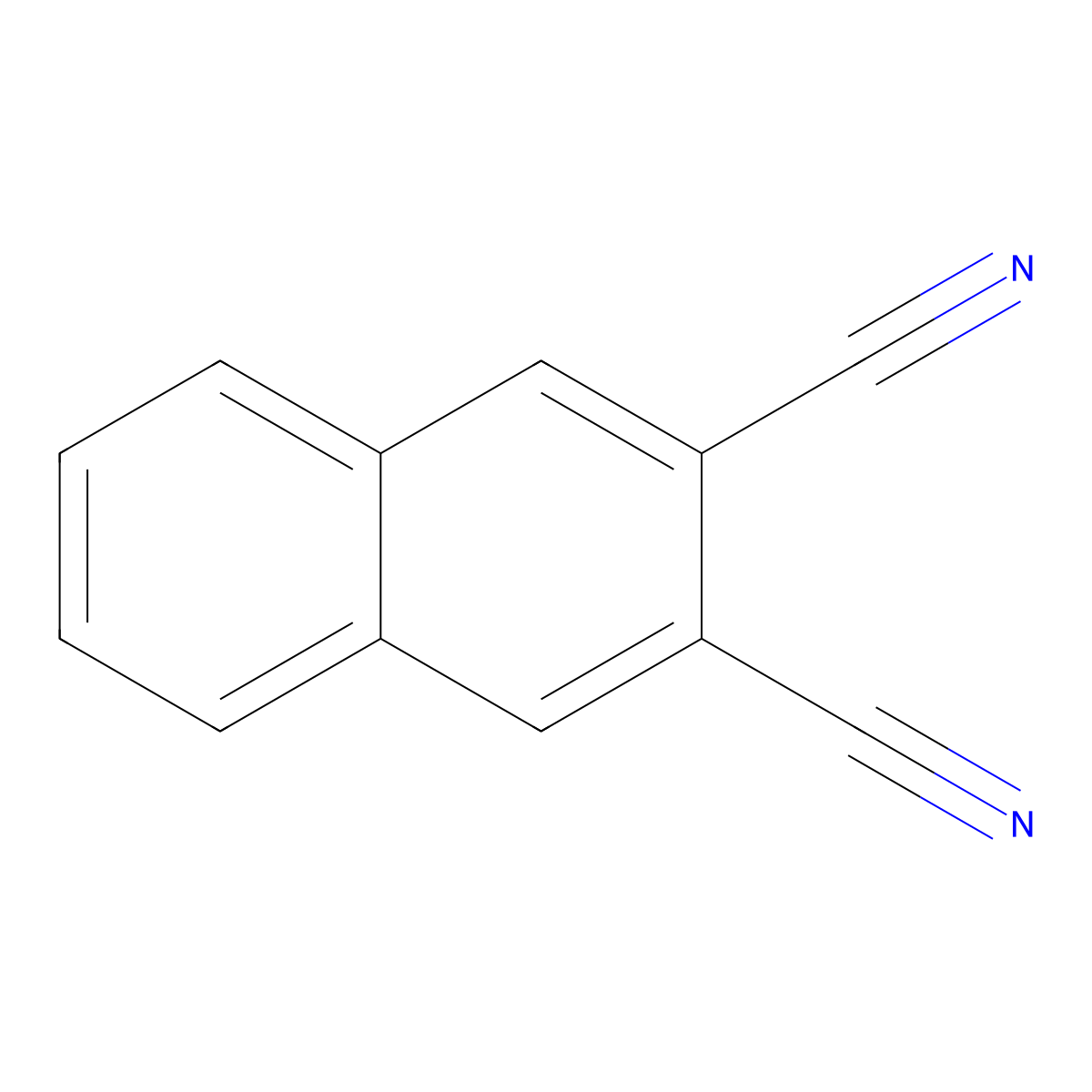 2,3-Dicyanonaphthalene molecular structure, CAS 22856-30-0