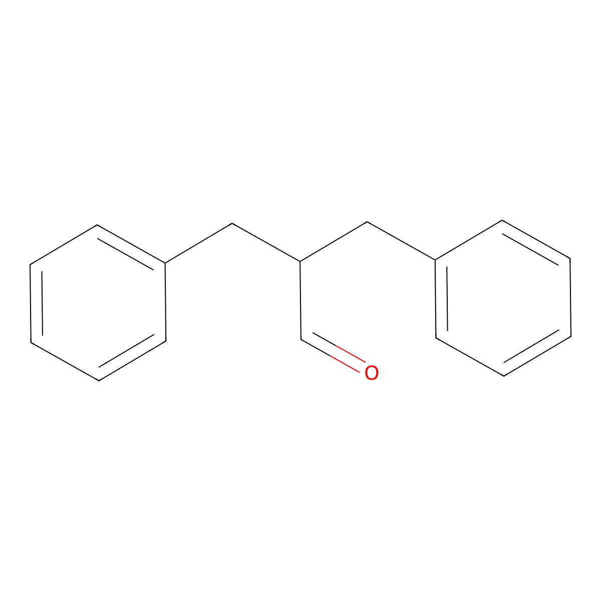 2-Benzyl-3-phenylpropanal molecular structure, CAS 22859-80-9