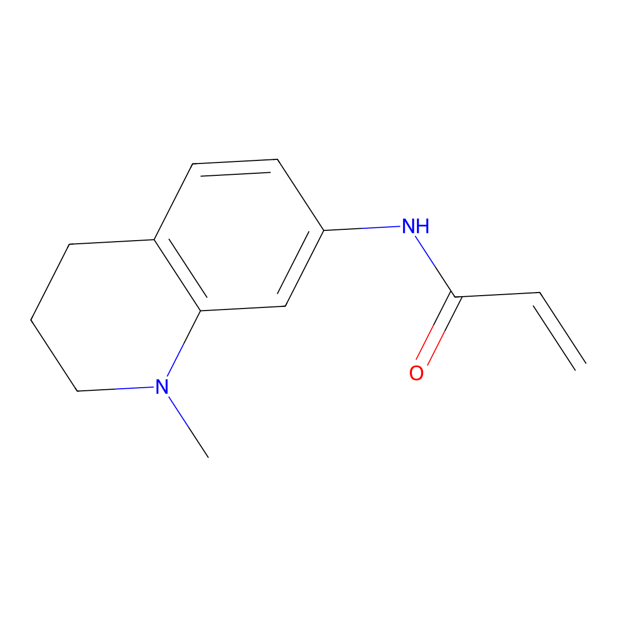 N-(1-Methyl-1,2,3,4-tetrahydro-7-quinolinyl)acrylamide molecular structure, CAS 2286510-48-1