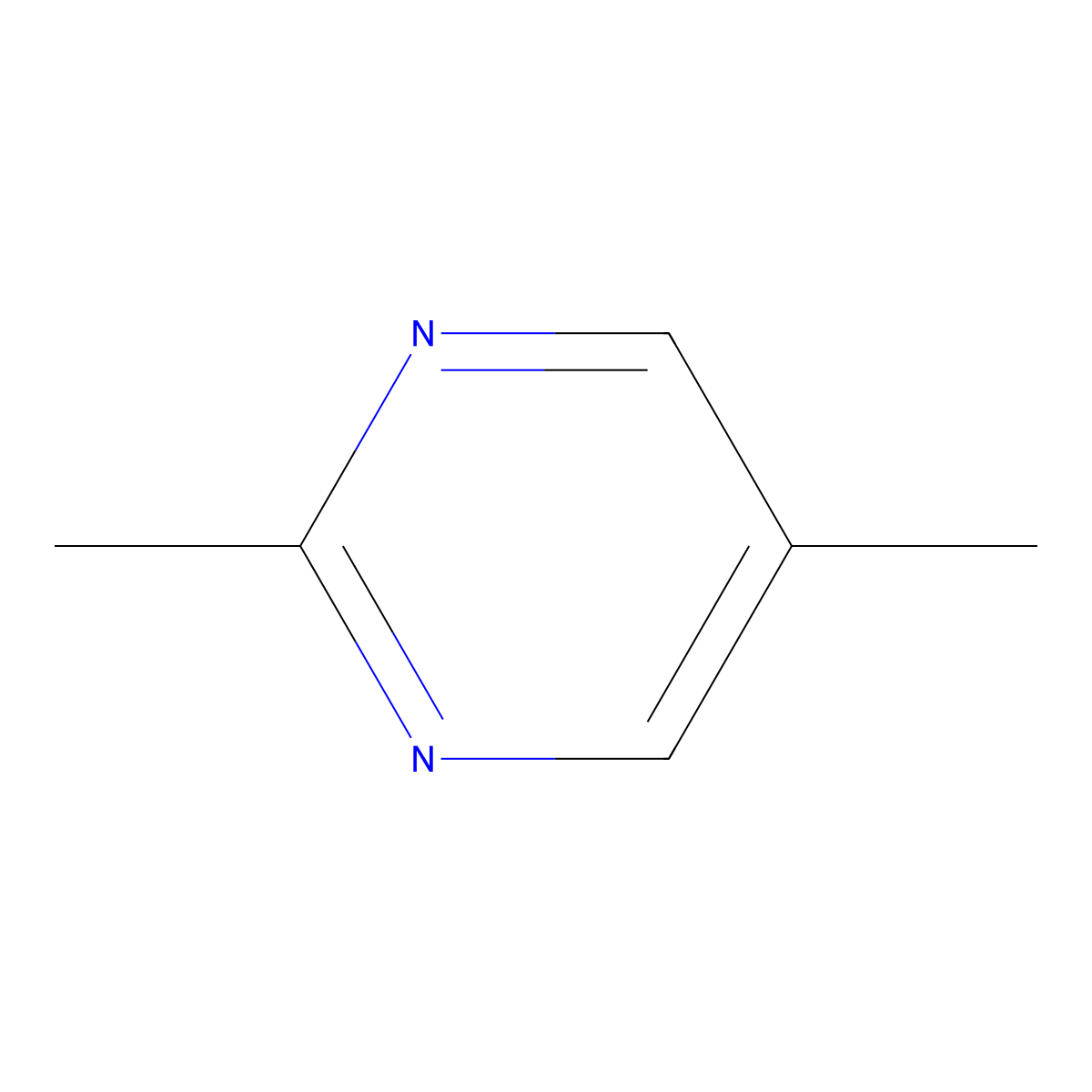 2,5-Dimethylpyrimidine molecular structure, CAS 22868-76-4