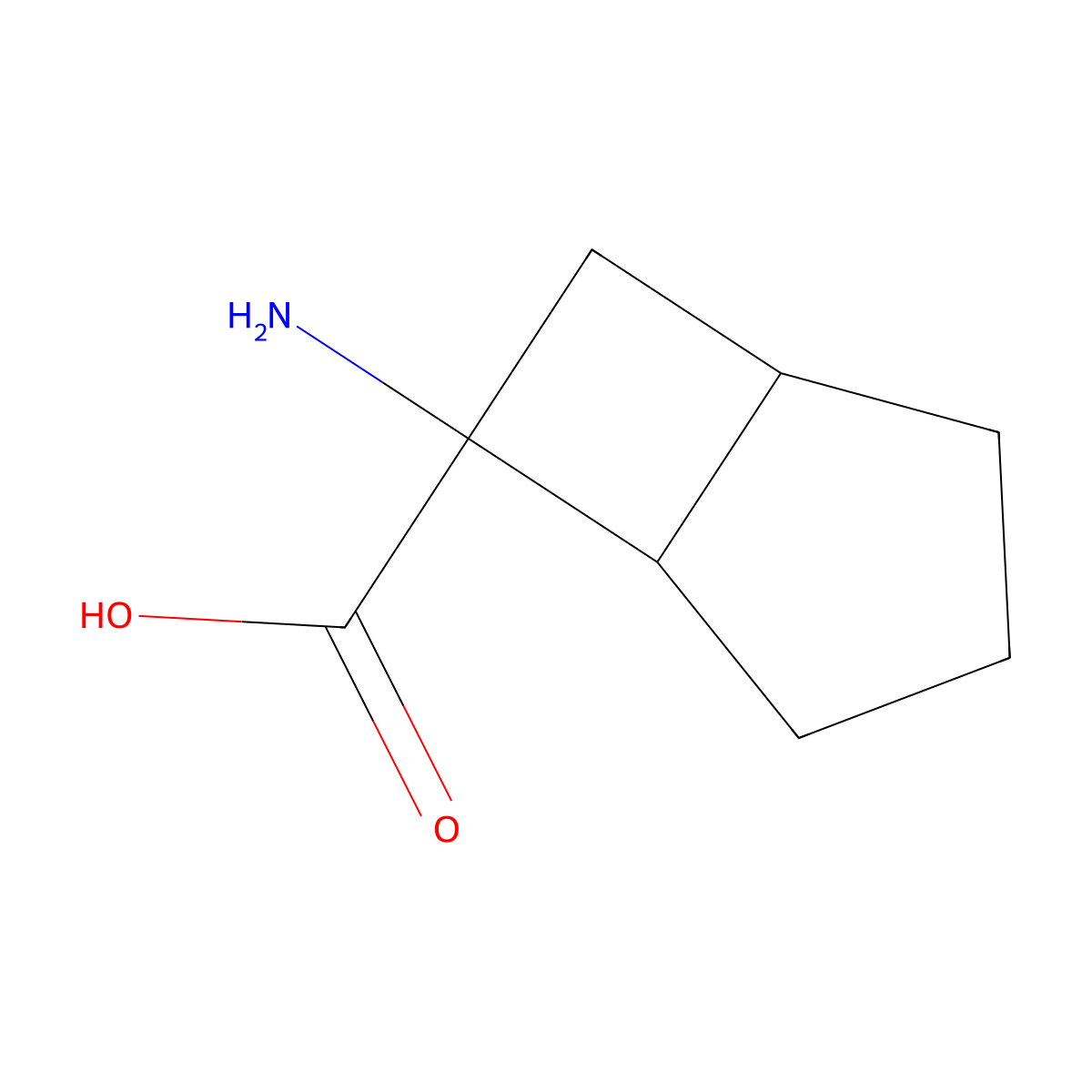 6-Aminobicyclo[3.2.0]heptane-6-carboxylic acid molecular structure, CAS 2286835-51-4