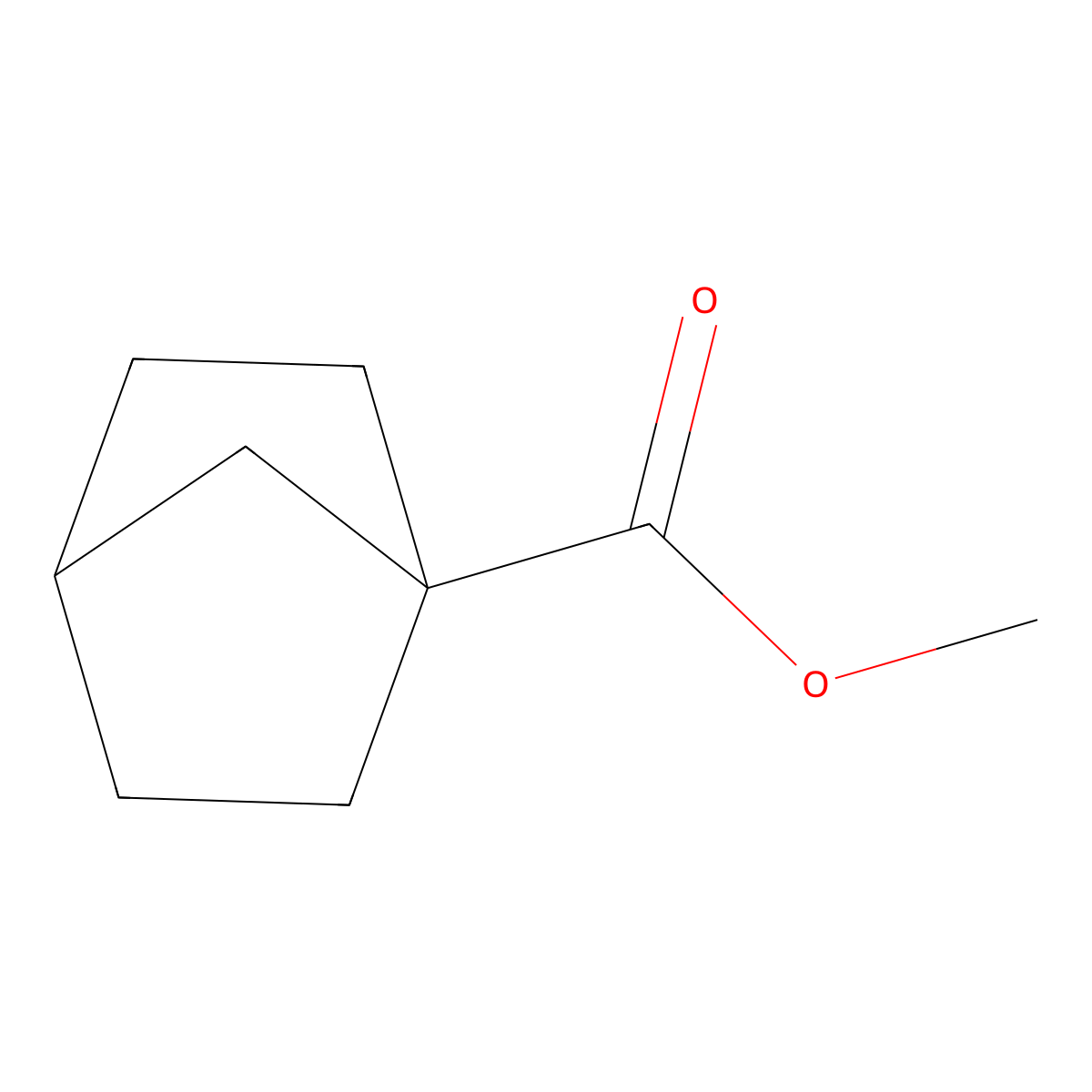 Methyl bicyclo(2.2.1)heptane-1-carboxylate molecular structure, CAS 2287-57-2