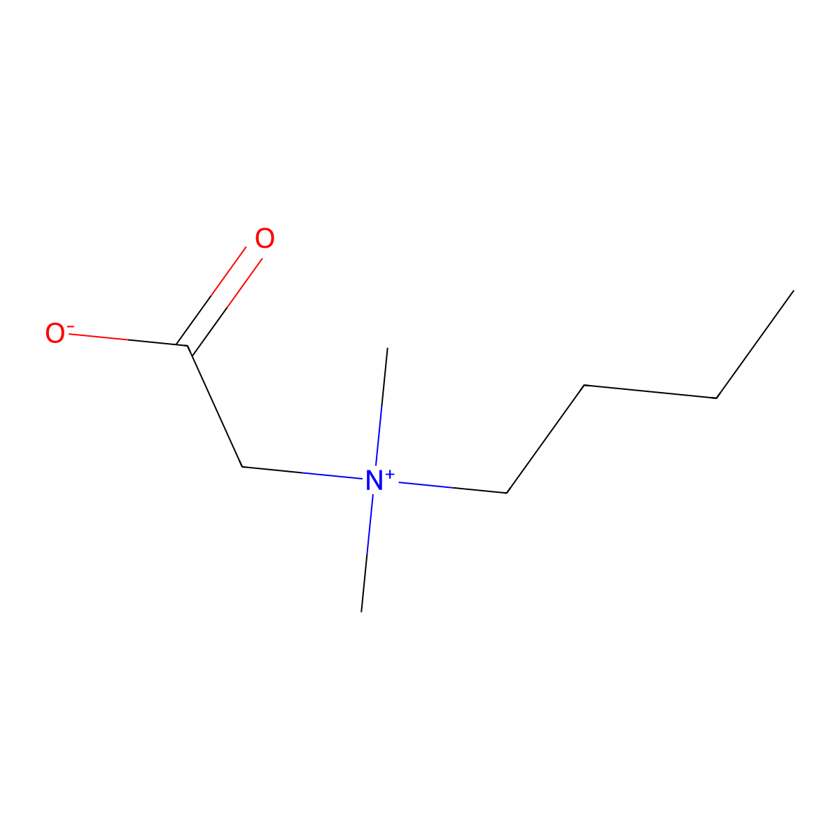 2-(Butyldimethylazaniumyl)acetate molecular structure, CAS 228711-03-3