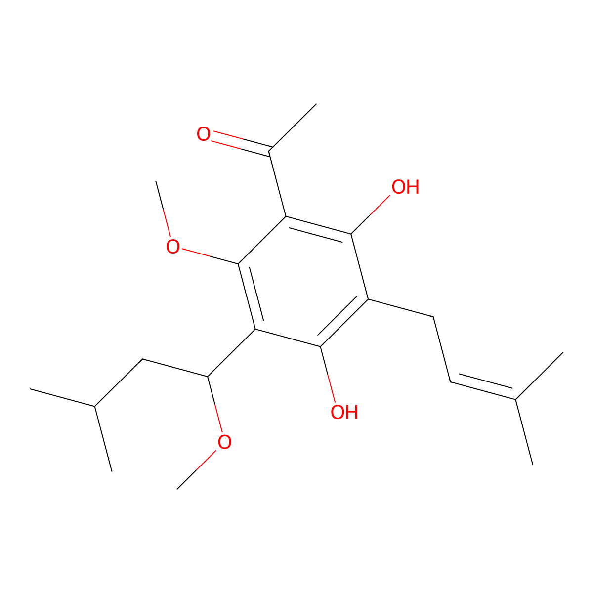 Acronyculatin Q molecular structure, CAS 2287183-54-2