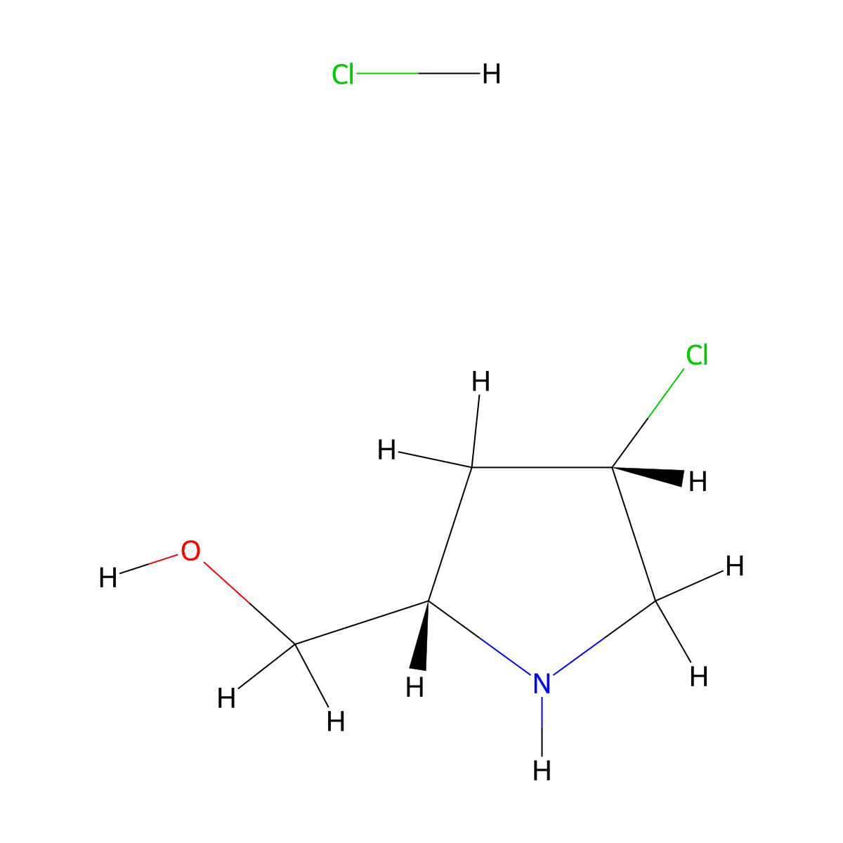 [(2S,4S)-4-chloropyrrolidin-2-yl]methanol hydrochloride molecular structure, CAS 2287236-66-0