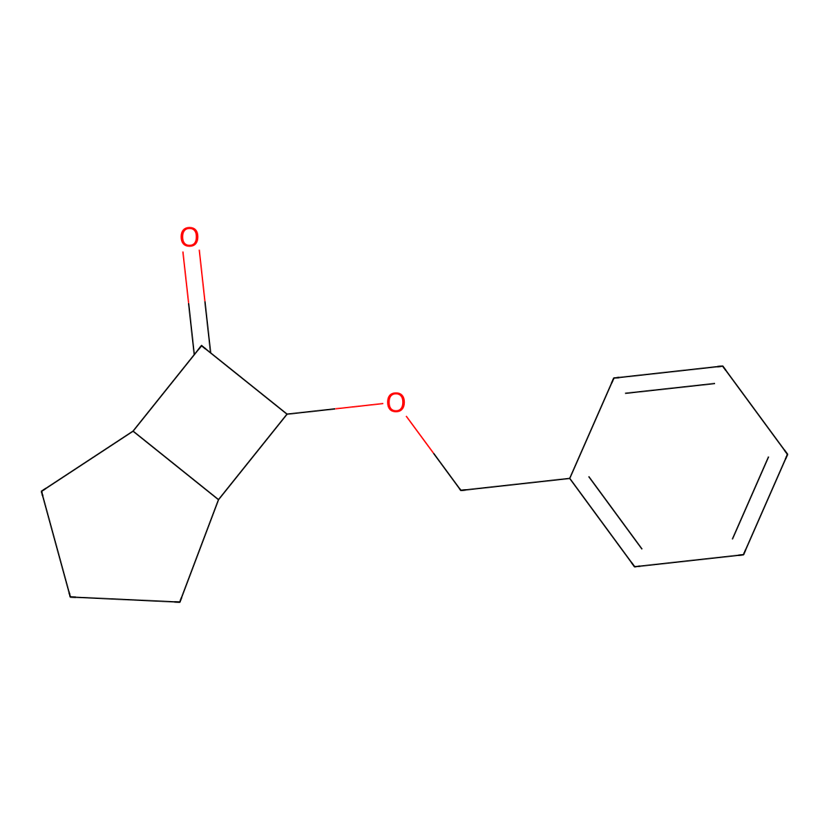 rac-(1S,5R,7S)-7-(benzyloxy)bicyclo[3.2.0]heptan-6-one molecular structure, CAS 2287237-17-4