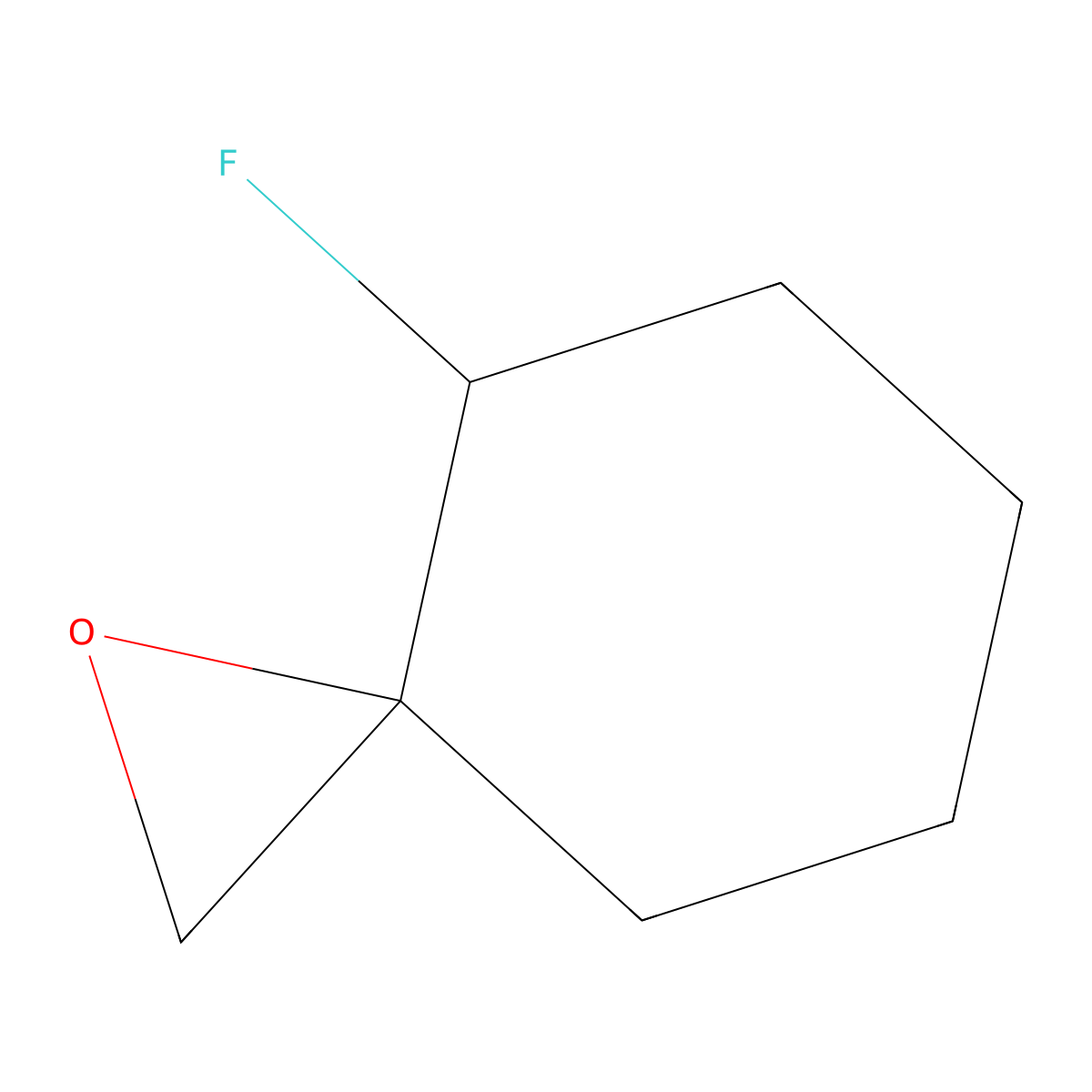 rac-(3R,4R)-4-fluoro-1-oxaspiro[2.5]octane molecular structure, CAS 2287237-45-8