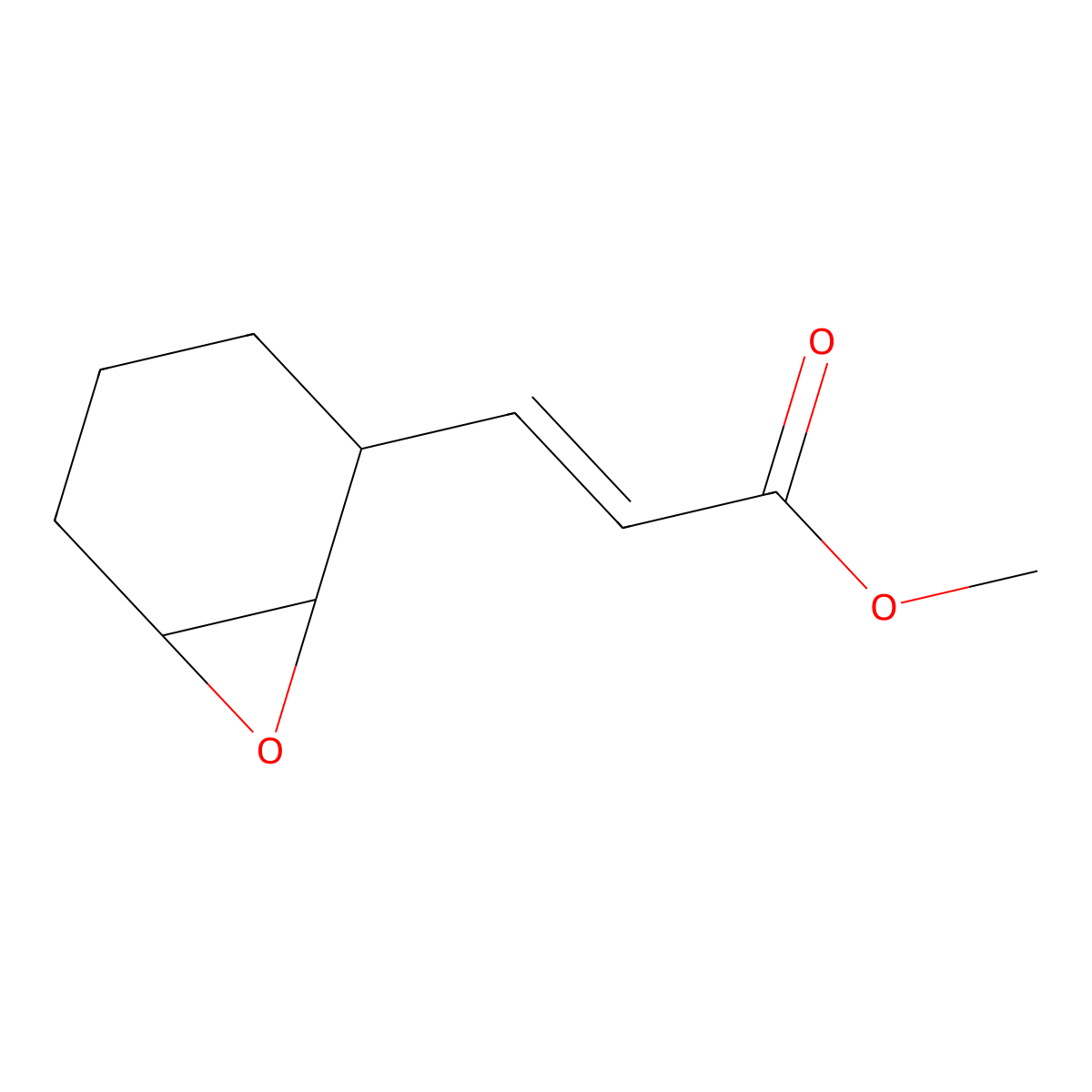 rac-methyl (2E)-3-((1R,2R,6S)-7-oxabicyclo(4.1.0)heptan-2-yl)prop-2-enoate molecular structure, CAS 2287237-56-1