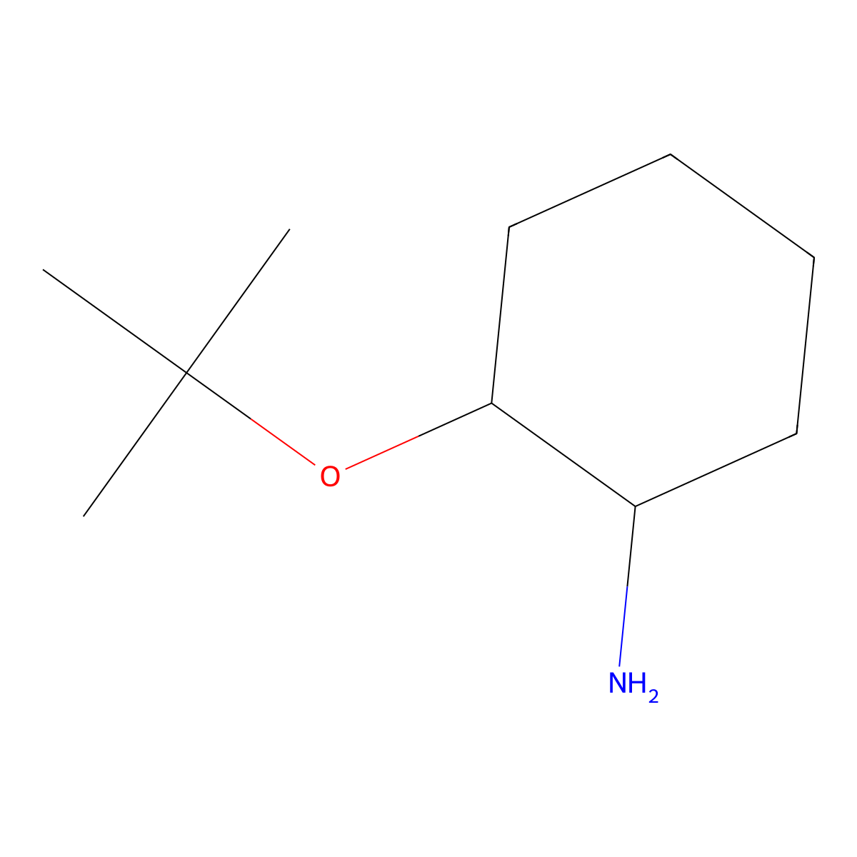 (1S,2S)-2-(tert-butoxy)cyclohexan-1-amine molecular structure, CAS 2287239-96-5