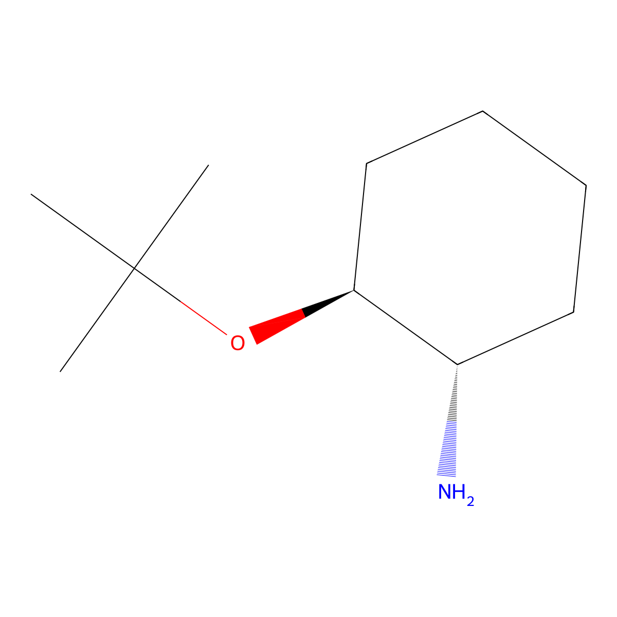 (1S,2S)-2-(tert-butoxy)cyclohexan-1-amine molecular structure, CAS 2287239-96-5