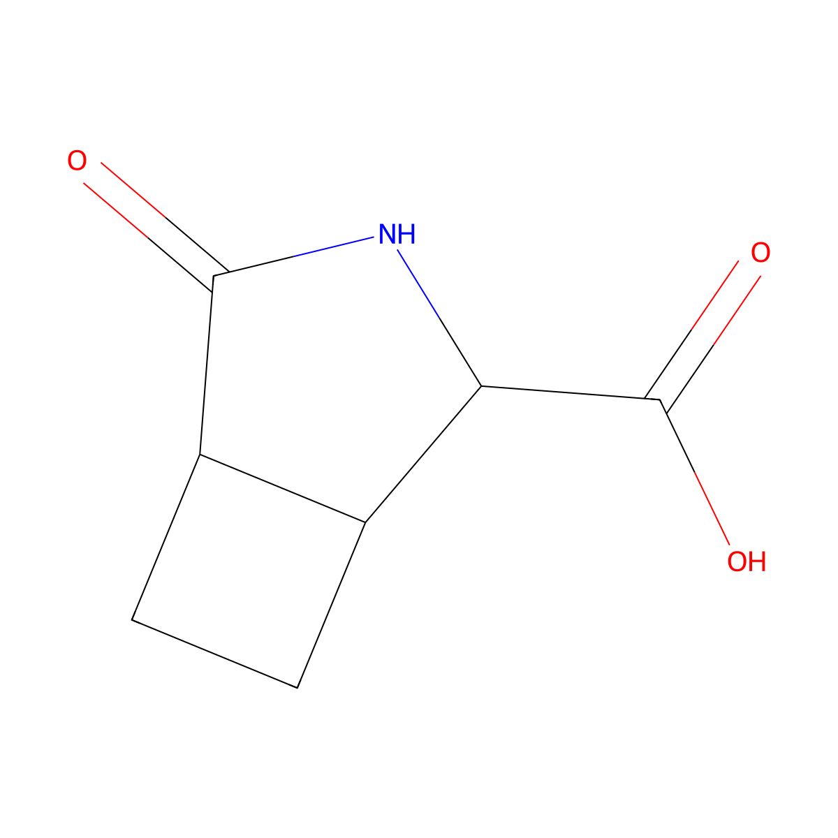 (1R,2R,5S)-4-Oxo-3-azabicyclo[3.2.0]heptane-2-carboxylic acid molecular structure, CAS 2287246-53-9