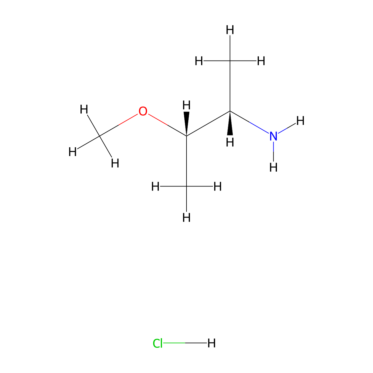 (2S,3S)-3-methoxybutan-2-amine hydrochloride molecular structure, CAS 2287247-36-1
