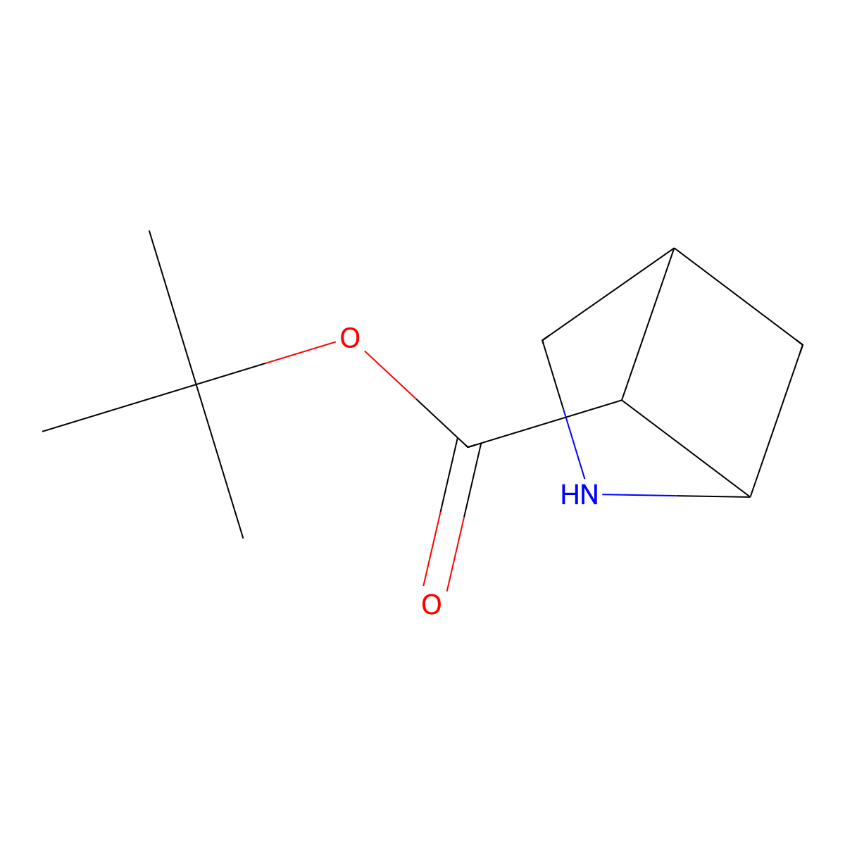 Tert-butyl (1S,4R,5R)-2-azabicyclo[2.1.1]hexane-5-carboxylate molecular structure, CAS 2287248-83-1