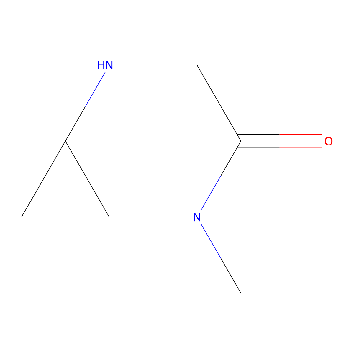 rac-(1R,6S)-2-methyl-2,5-diazabicyclo(4.1.0)heptan-3-one molecular structure, CAS 2287248-96-6