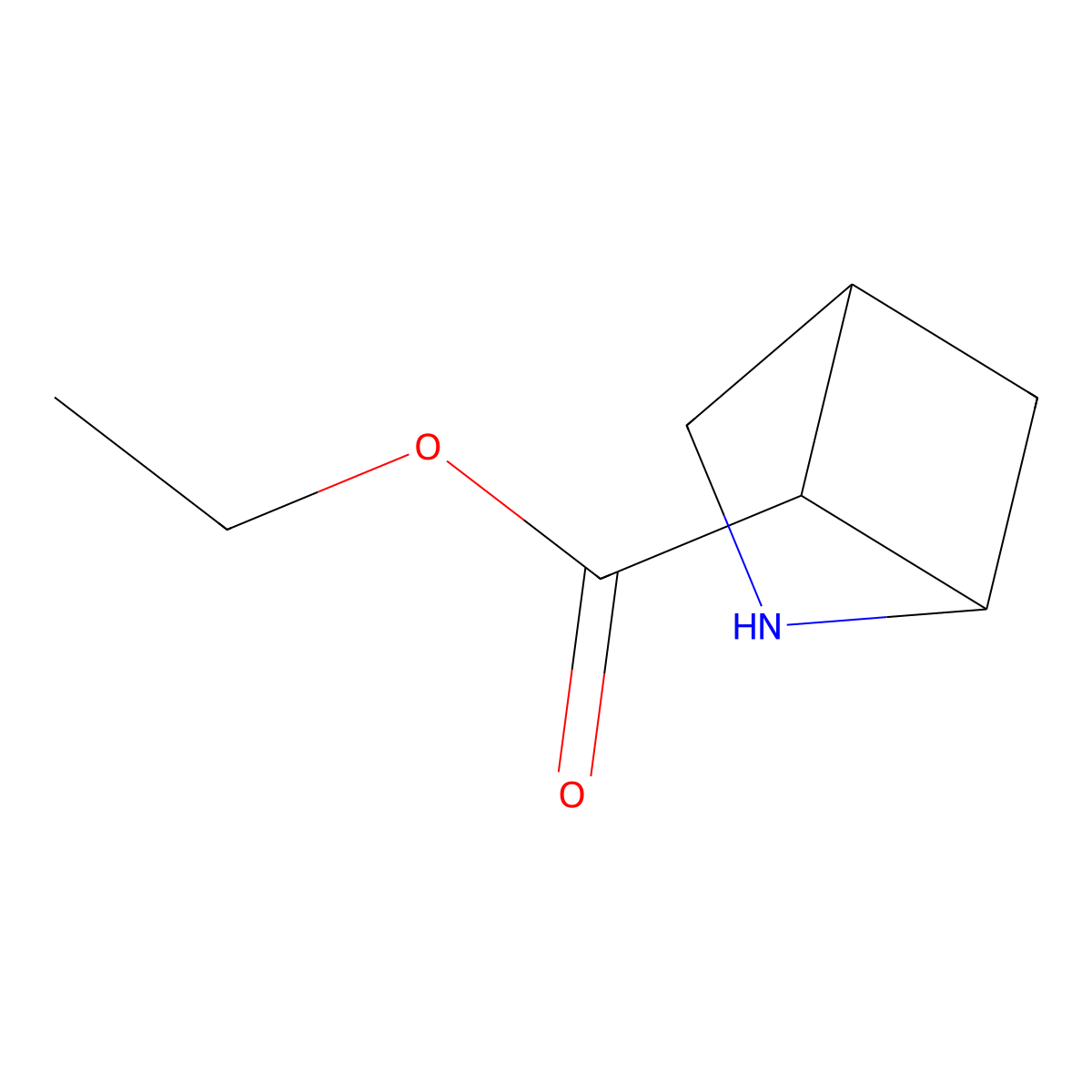 Ethyl (1S,4R,5R)-2-azabicyclo[2.1.1]hexane-5-carboxylate molecular structure, CAS 2287249-60-7