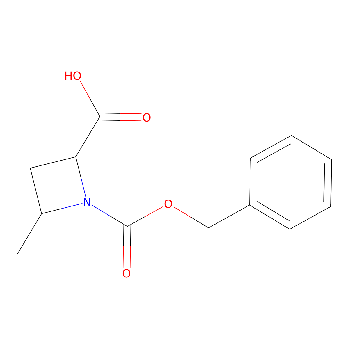 1-[(Benzyloxy)carbonyl]-4-methylazetidine-2-carboxylic acid molecular structure, CAS 2287261-74-7
