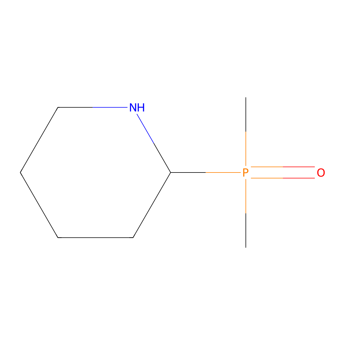 Dimethyl(piperidin-2-yl)phosphine oxide molecular structure, CAS 2287273-49-6