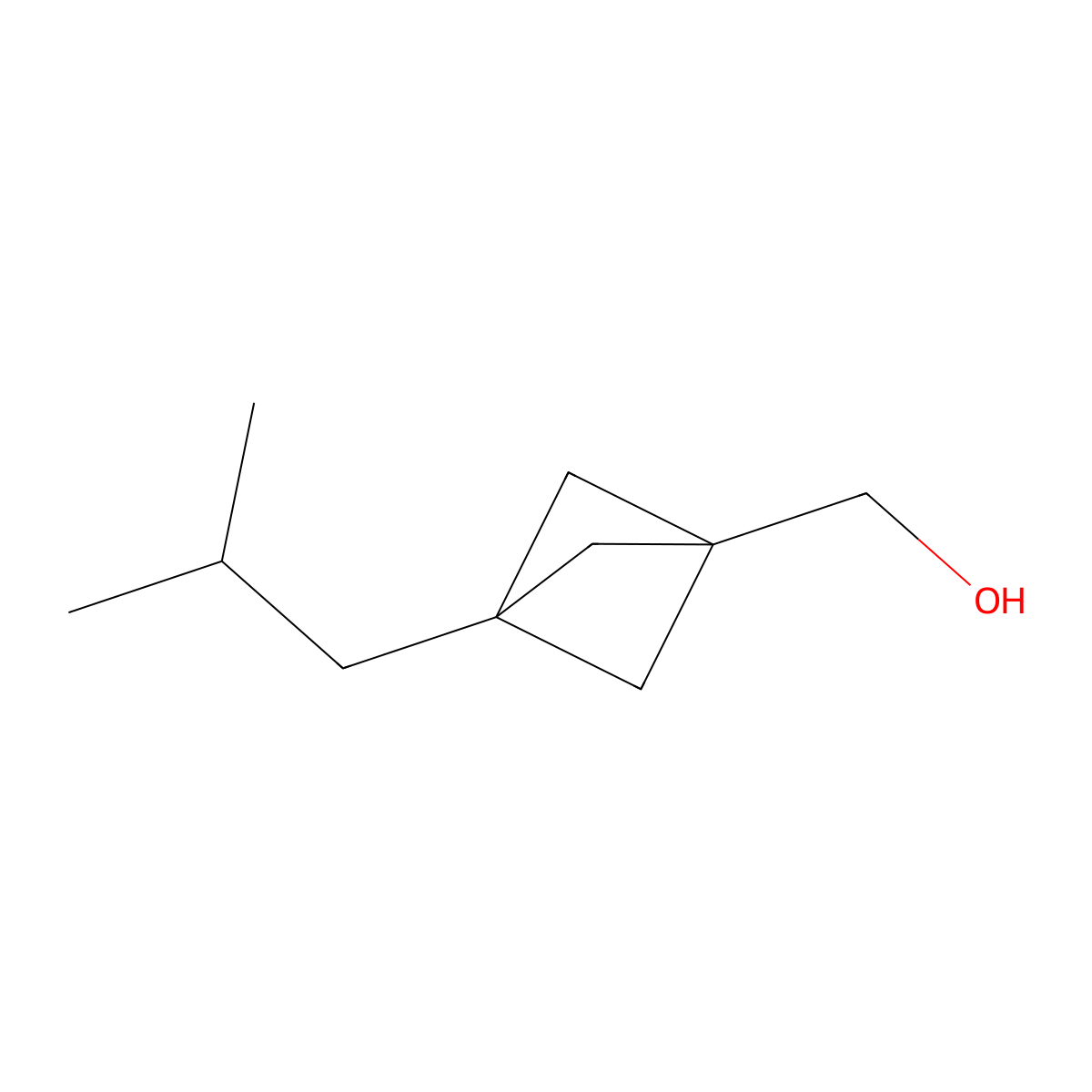 [3-(2-Methylpropyl)bicyclo[1.1.1]pentan-1-yl]methanol molecular structure, CAS 2287274-28-4