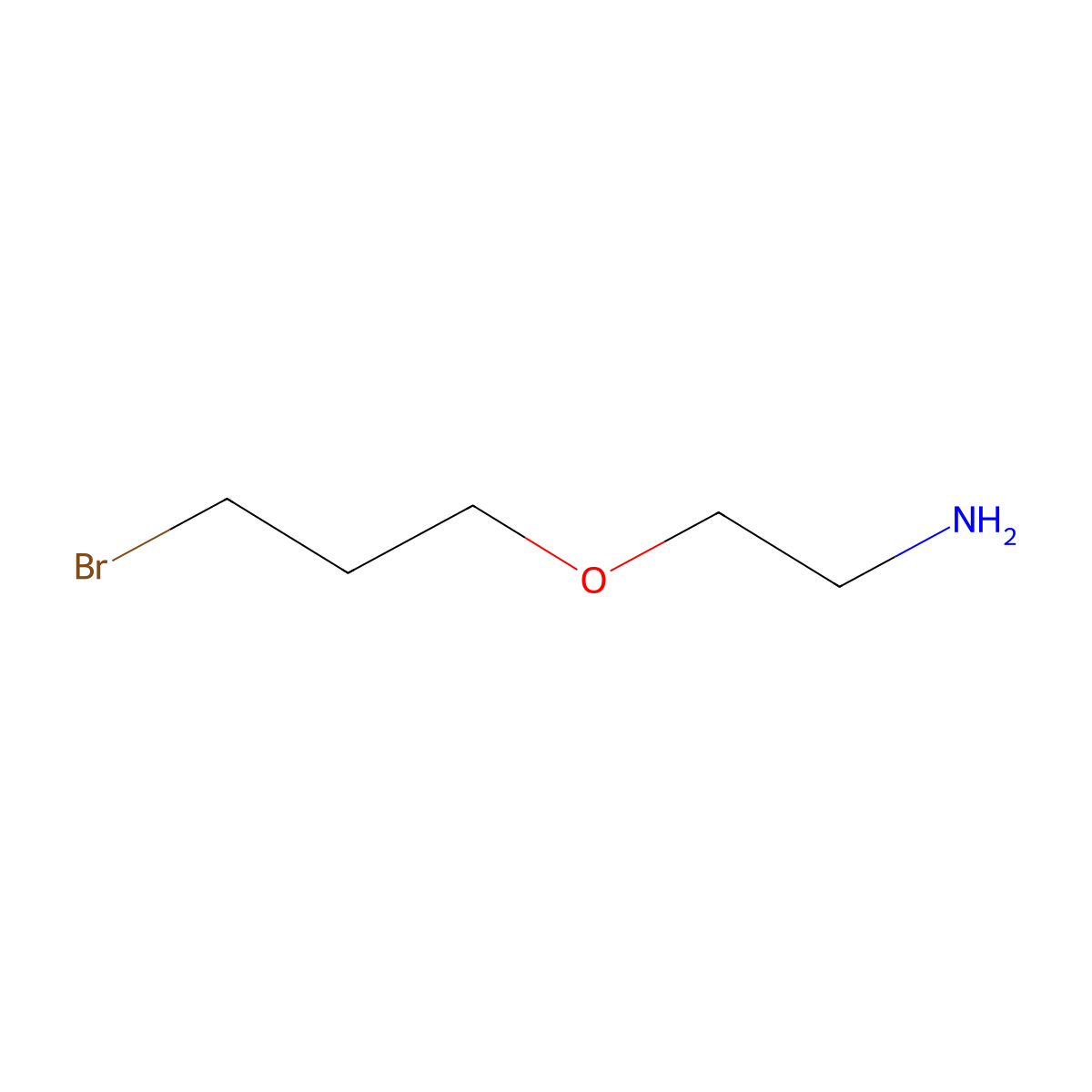 2-(3-Bromopropoxy)ethan-1-amine molecular structure, CAS 2287275-02-7