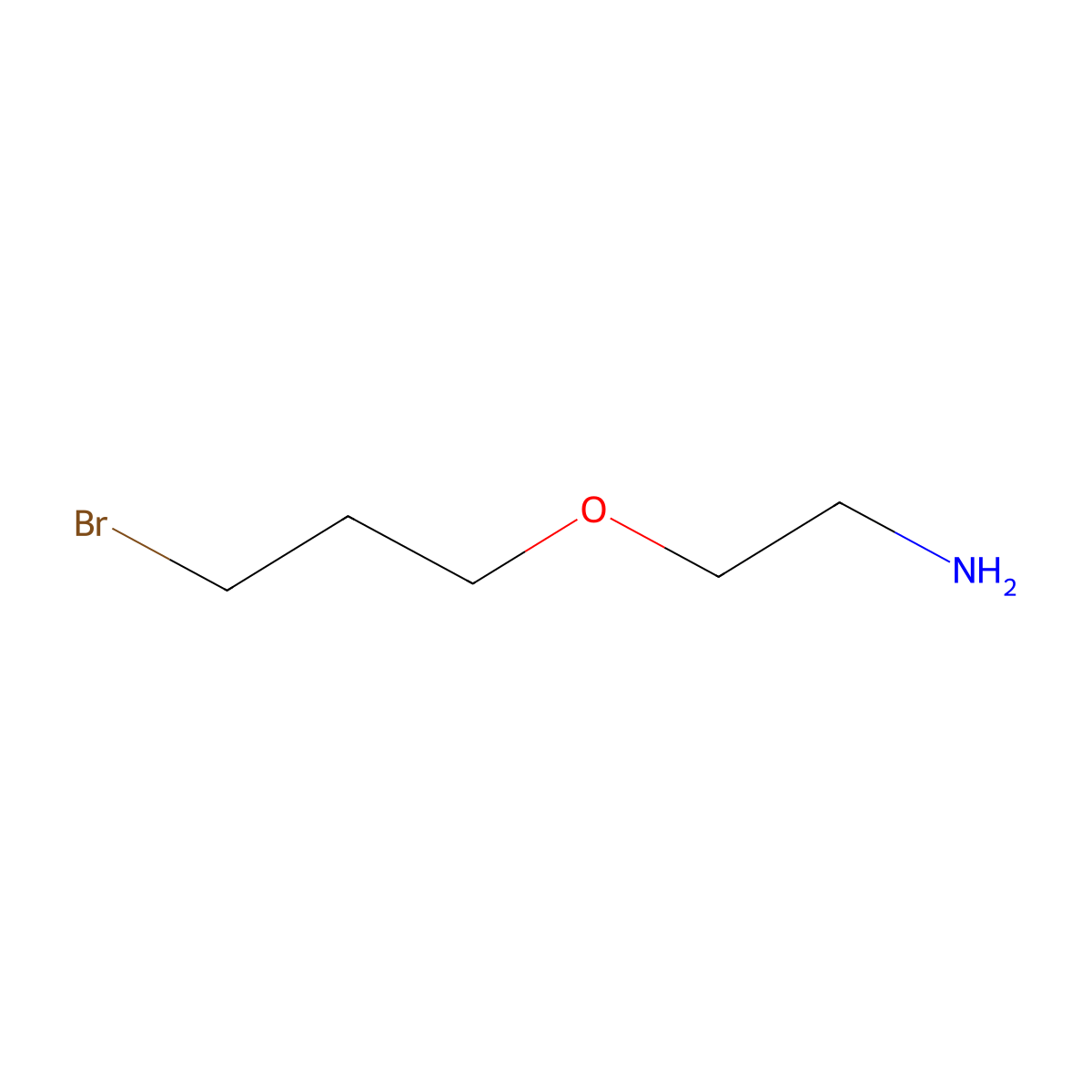 2-(3-Bromopropoxy)ethan-1-amine molecular structure, CAS 2287275-02-7