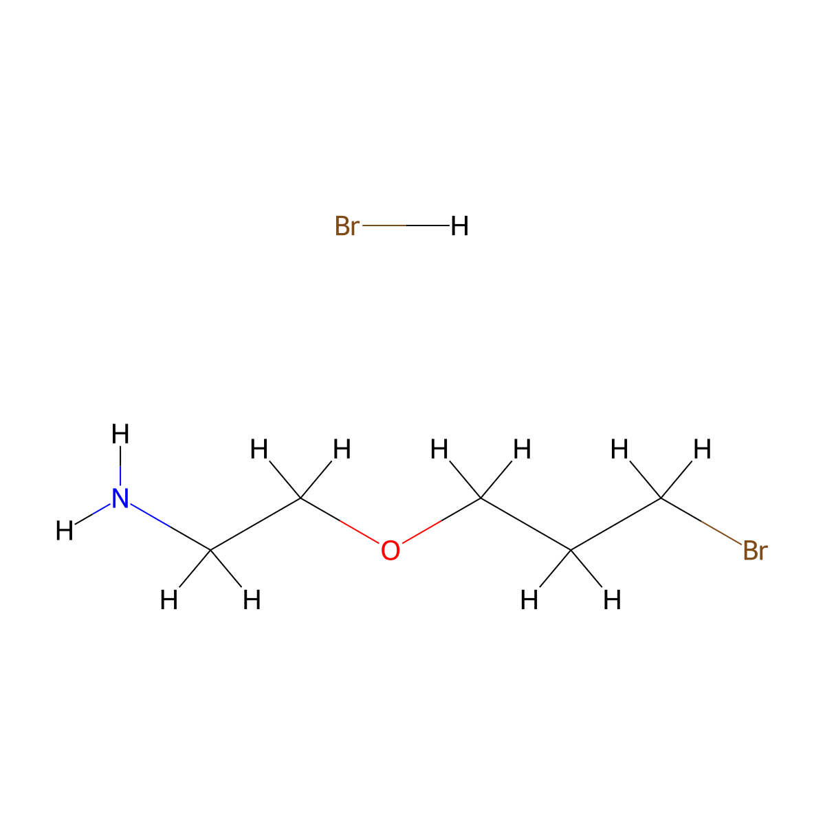 2-(3-Bromopropoxy)ethan-1-amine hydrobromide molecular structure, CAS 2287275-03-8