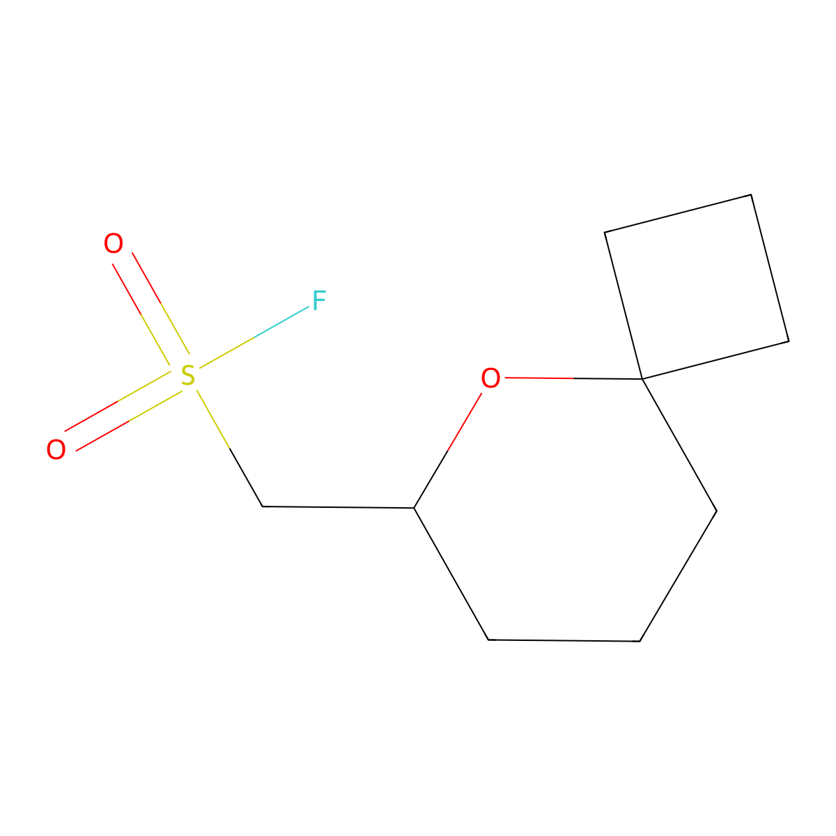 {5-Oxaspiro[3.5]nonan-6-yl}methanesulfonyl fluoride molecular structure, CAS 2287279-12-1