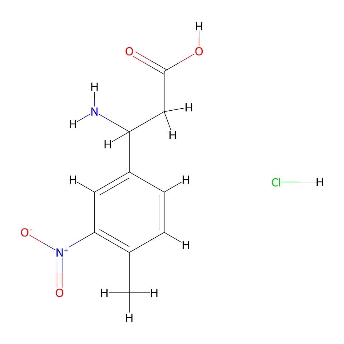 3-Amino-3-(4-methyl-3-nitrophenyl)propanoic acid hydrochloride molecular structure, CAS 2287279-67-6