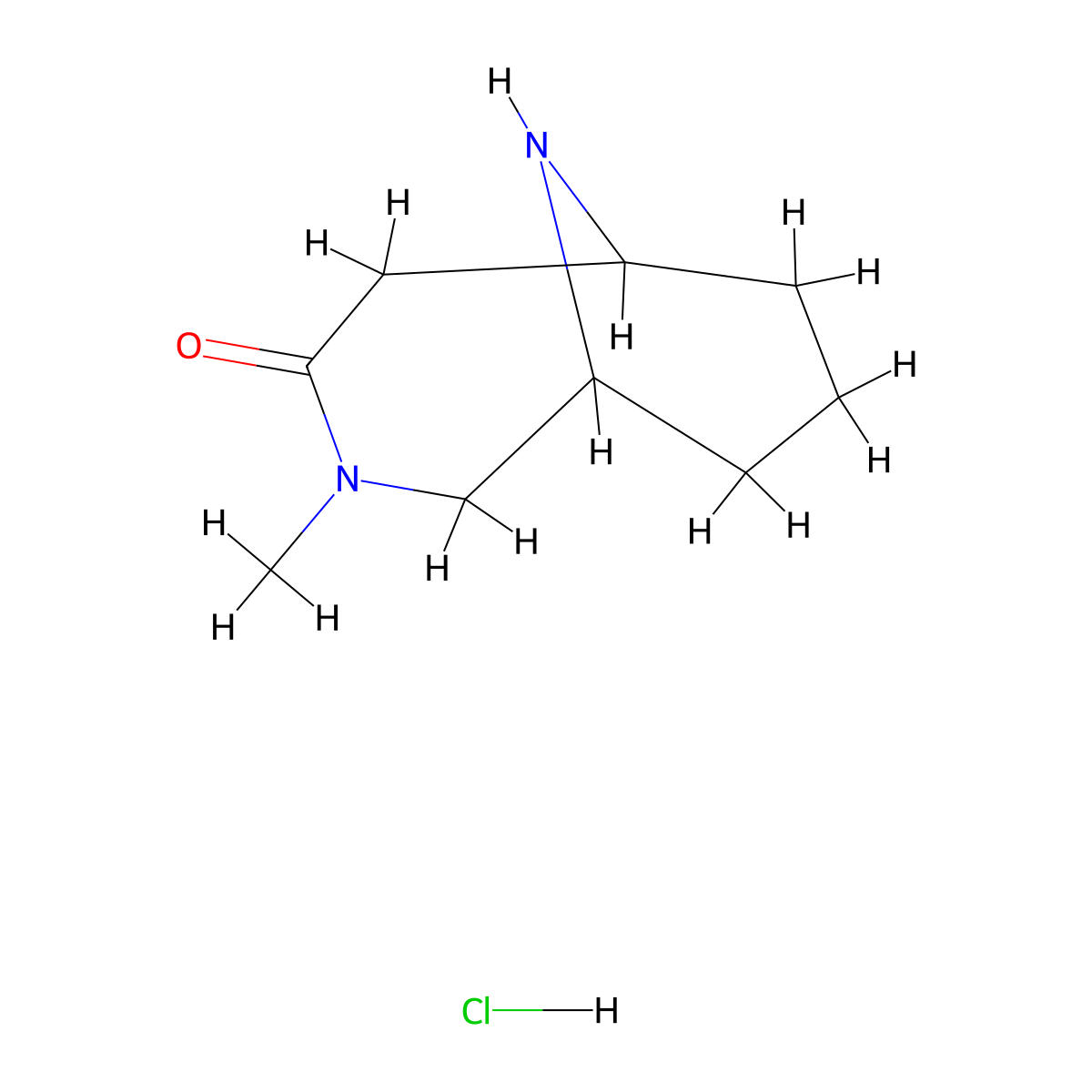3-Methyl-3,10-diazabicyclo[4.3.1]decan-4-one hydrochloride molecular structure, CAS 2287279-71-2