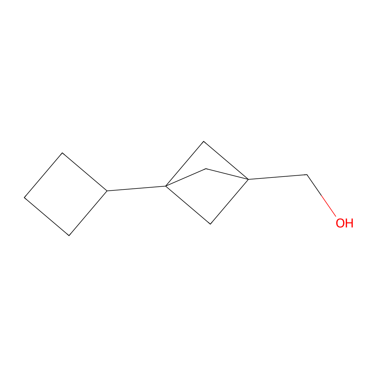 (3-Cyclobutylbicyclo[1.1.1]pentan-1-YL)methanol molecular structure, CAS 2287281-90-5