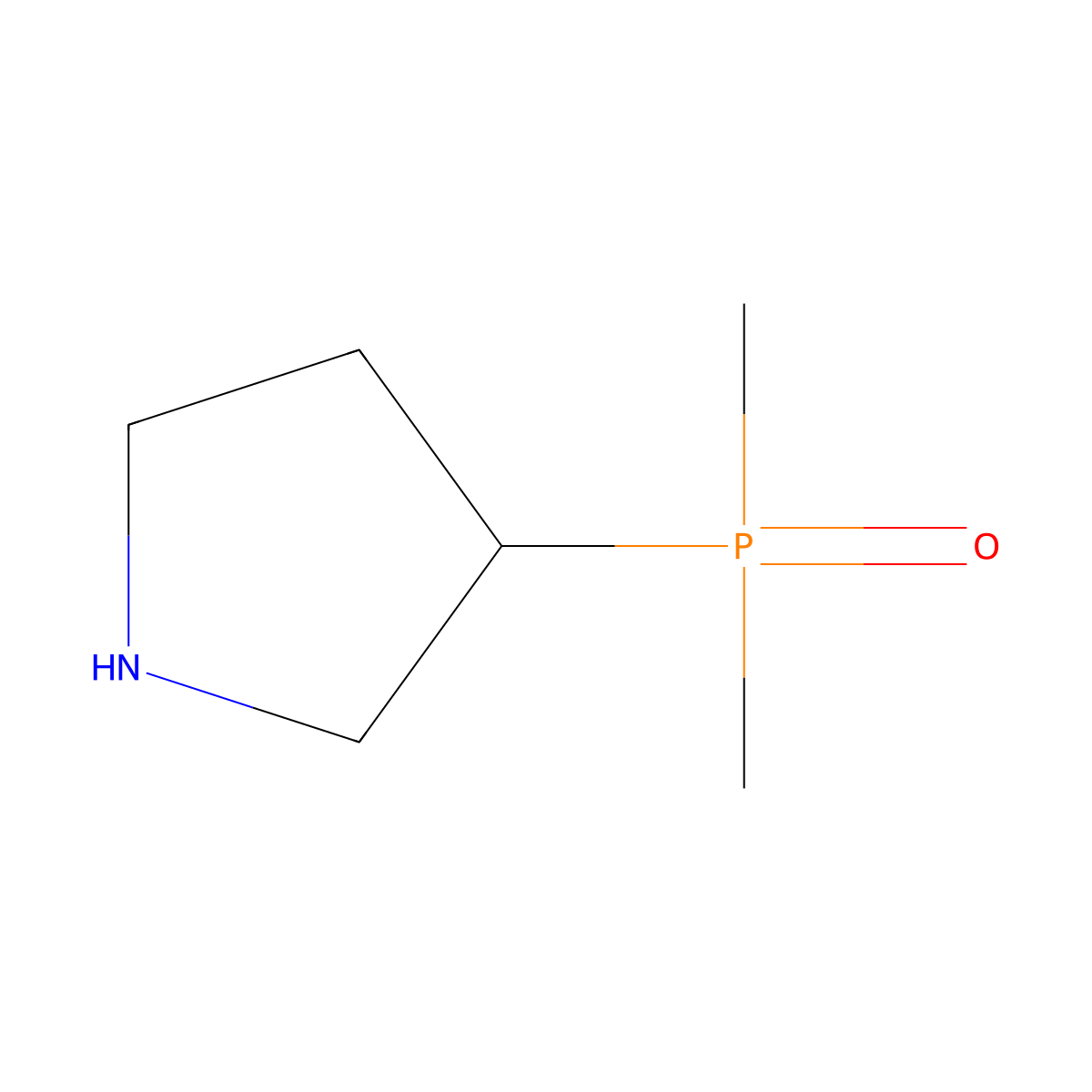 3-Dimethylphosphorylpyrrolidine molecular structure, CAS 2287286-79-5