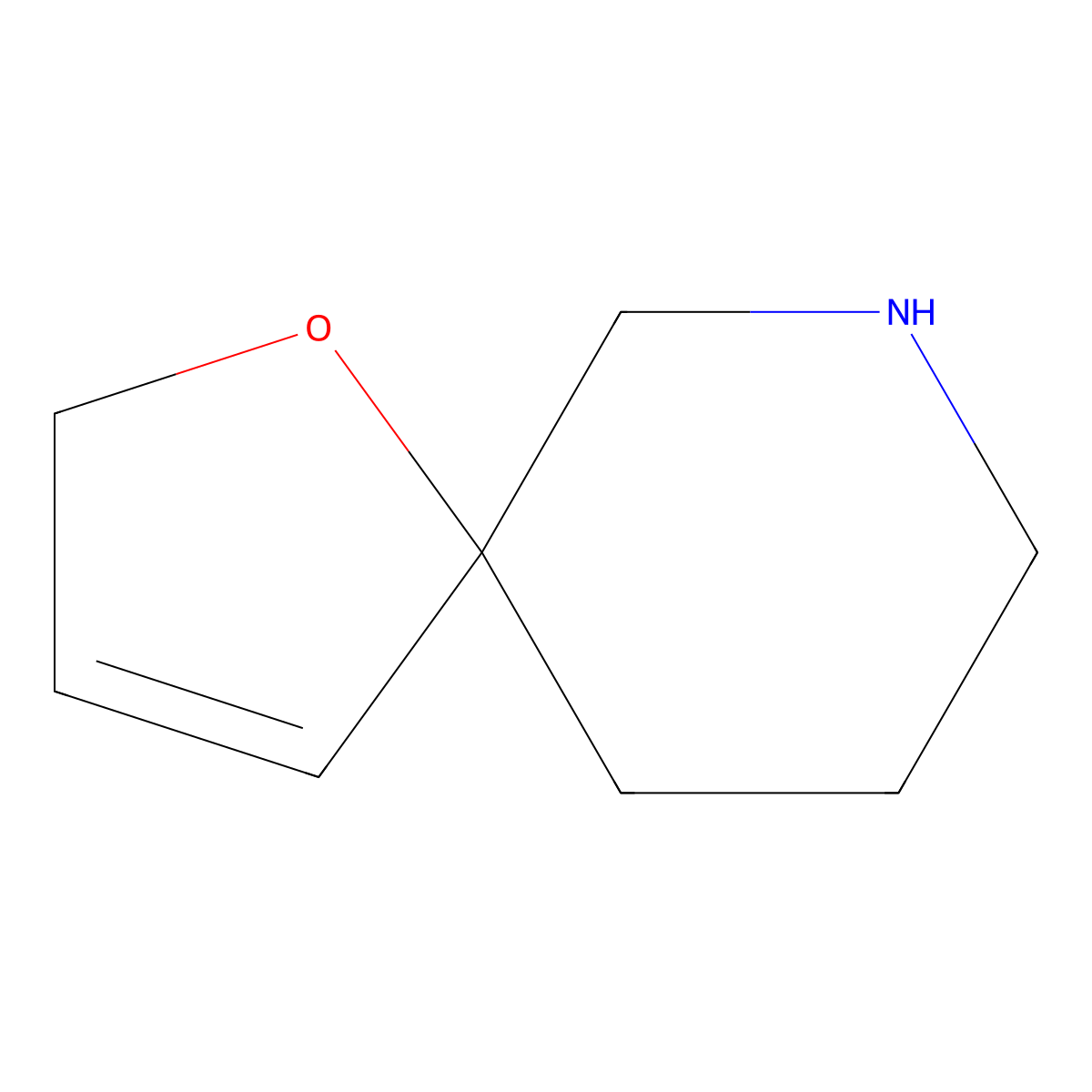 1-Oxa-7-azaspiro[4.5]dec-3-ene molecular structure, CAS 2287287-02-7