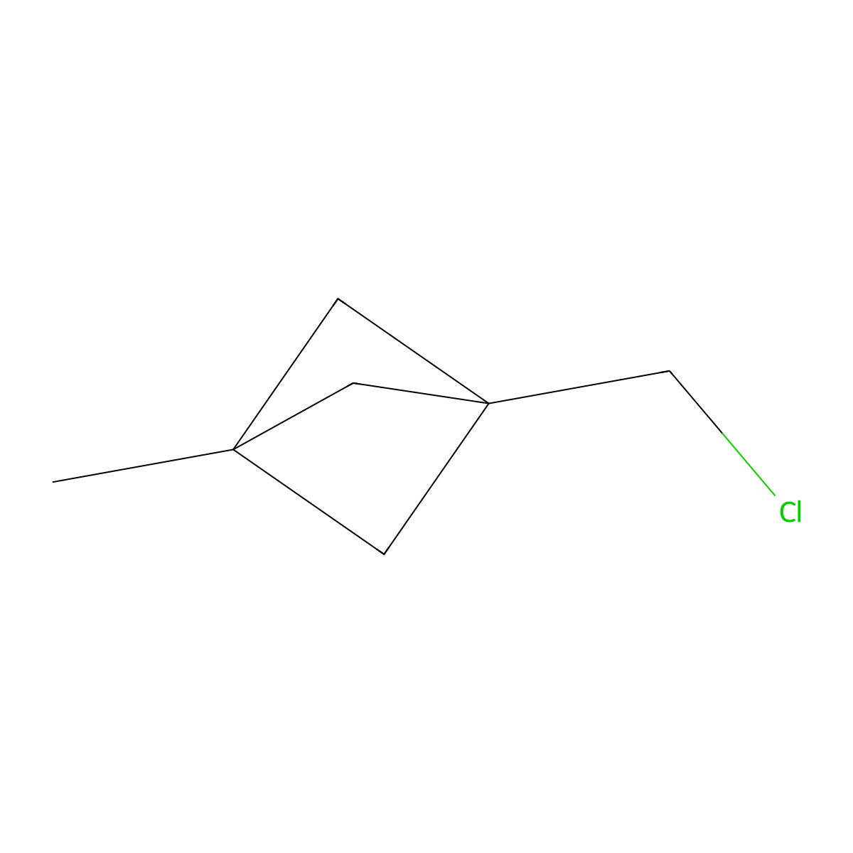1-(Chloromethyl)-3-methylbicyclo[1.1.1]pentane molecular structure, CAS 2287287-24-3