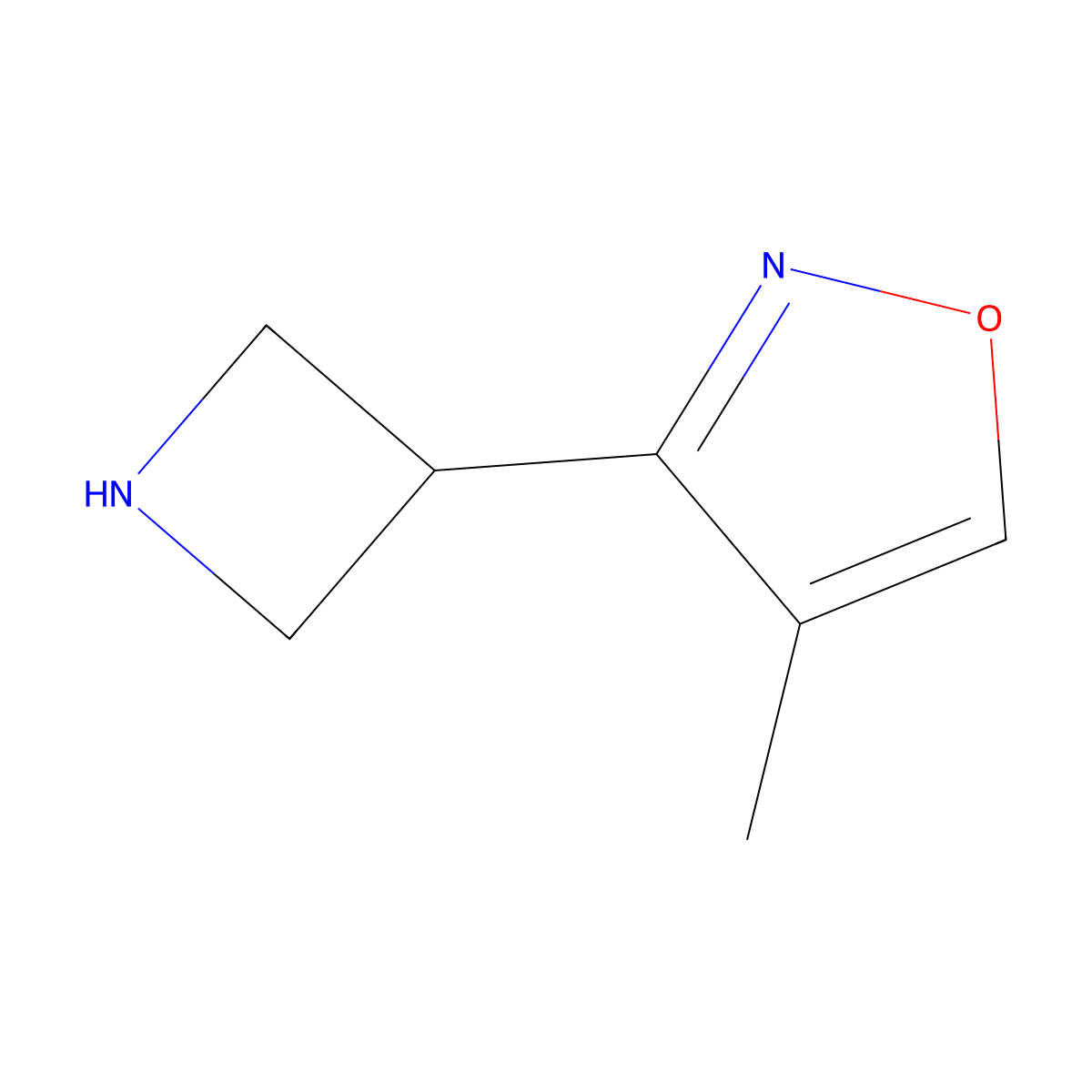 3-(Azetidin-3-yl)-4-methyl-1,2-oxazole molecular structure, CAS 2287287-81-2
