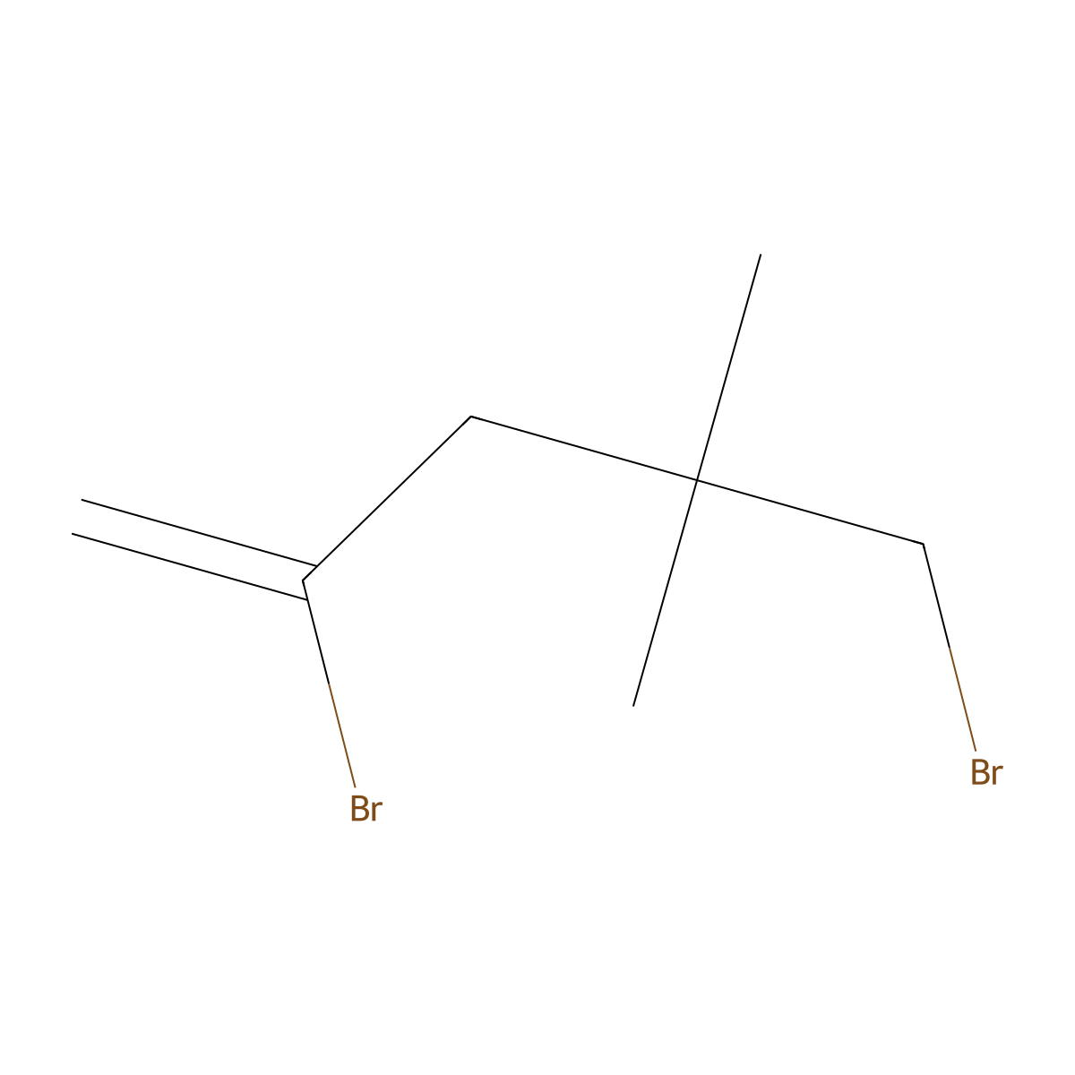 2,5-Dibromo-4,4-dimethylpent-1-ene molecular structure, CAS 2287300-35-8