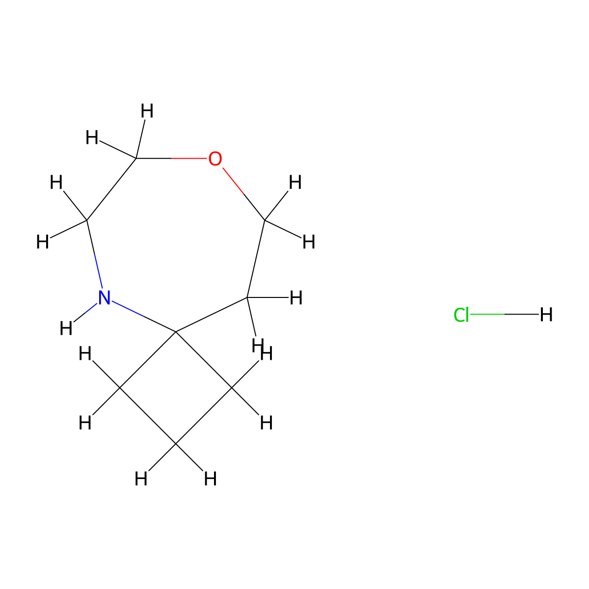 8-Oxa-5-azaspiro[3.6]decane hydrochloride molecular structure, CAS 2287302-08-1