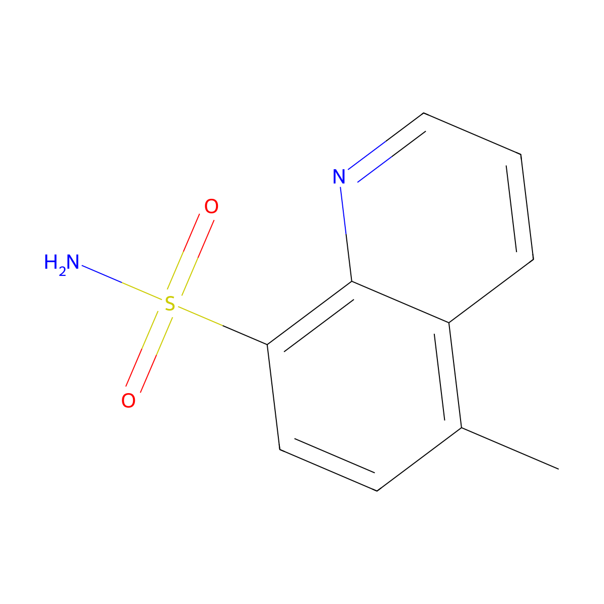 5-Methylquinoline-8-sulfonamide molecular structure, CAS 2287310-89-6