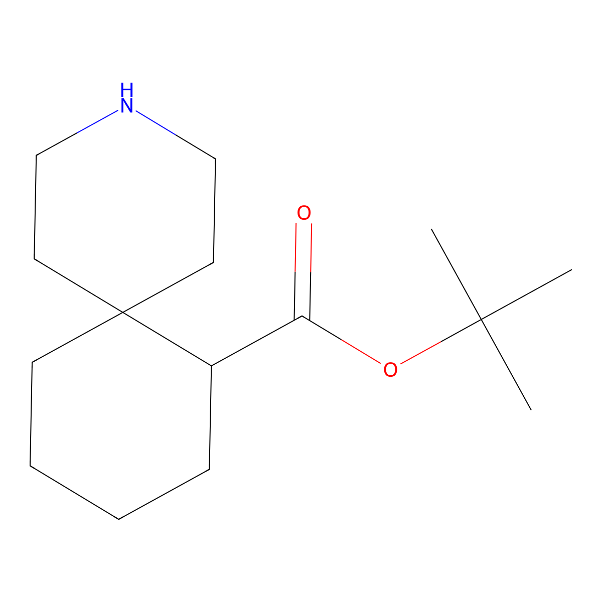 Tert-butyl 3-azaspiro[5.5]undecane-7-carboxylate molecular structure, CAS 2287312-61-0