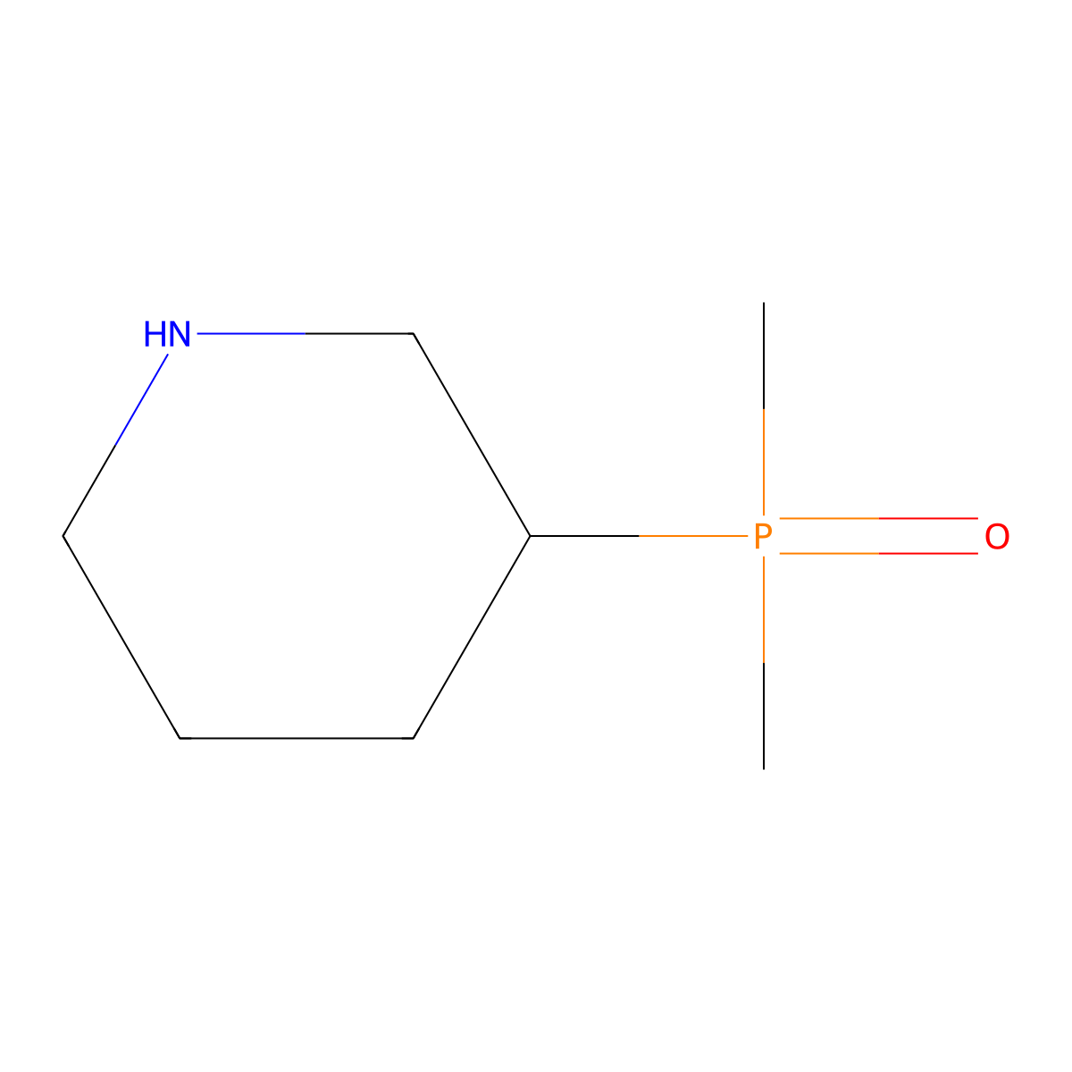 3-(Dimethylphosphoryl)piperidine molecular structure, CAS 2287312-67-6