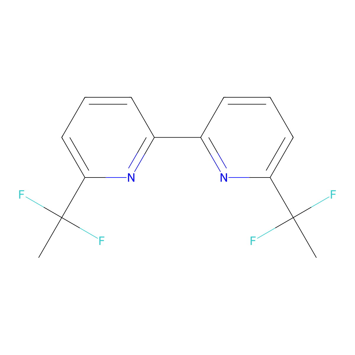 2-(1,1-Difluoroethyl)-6-[6-(1,1-difluoroethyl)pyridin-2-yl]pyridine molecular structure, CAS 2287316-35-0