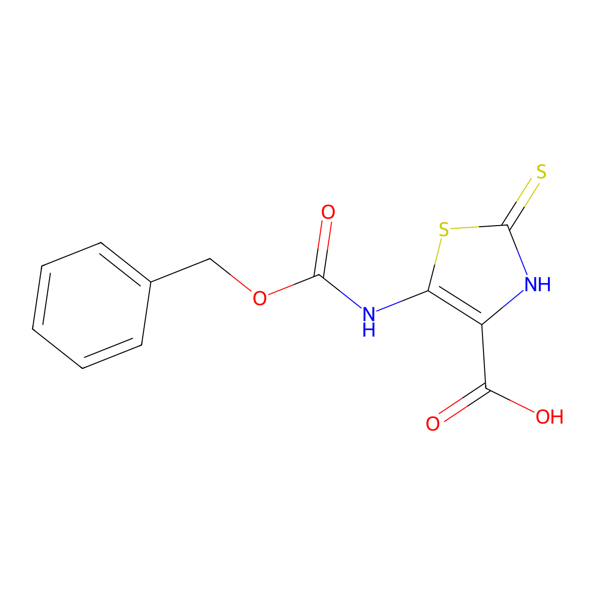 5-{[(Benzyloxy)carbonyl]amino}-2-sulfanyl-1,3-thiazole-4-carboxylic acid molecular structure, CAS 2287317-89-7