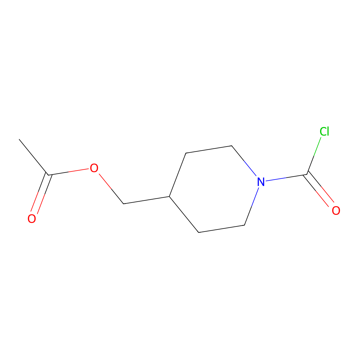 [1-(Carboxy)piperidin-4-yl]methyl acetate molecular structure, CAS 2287318-12-9