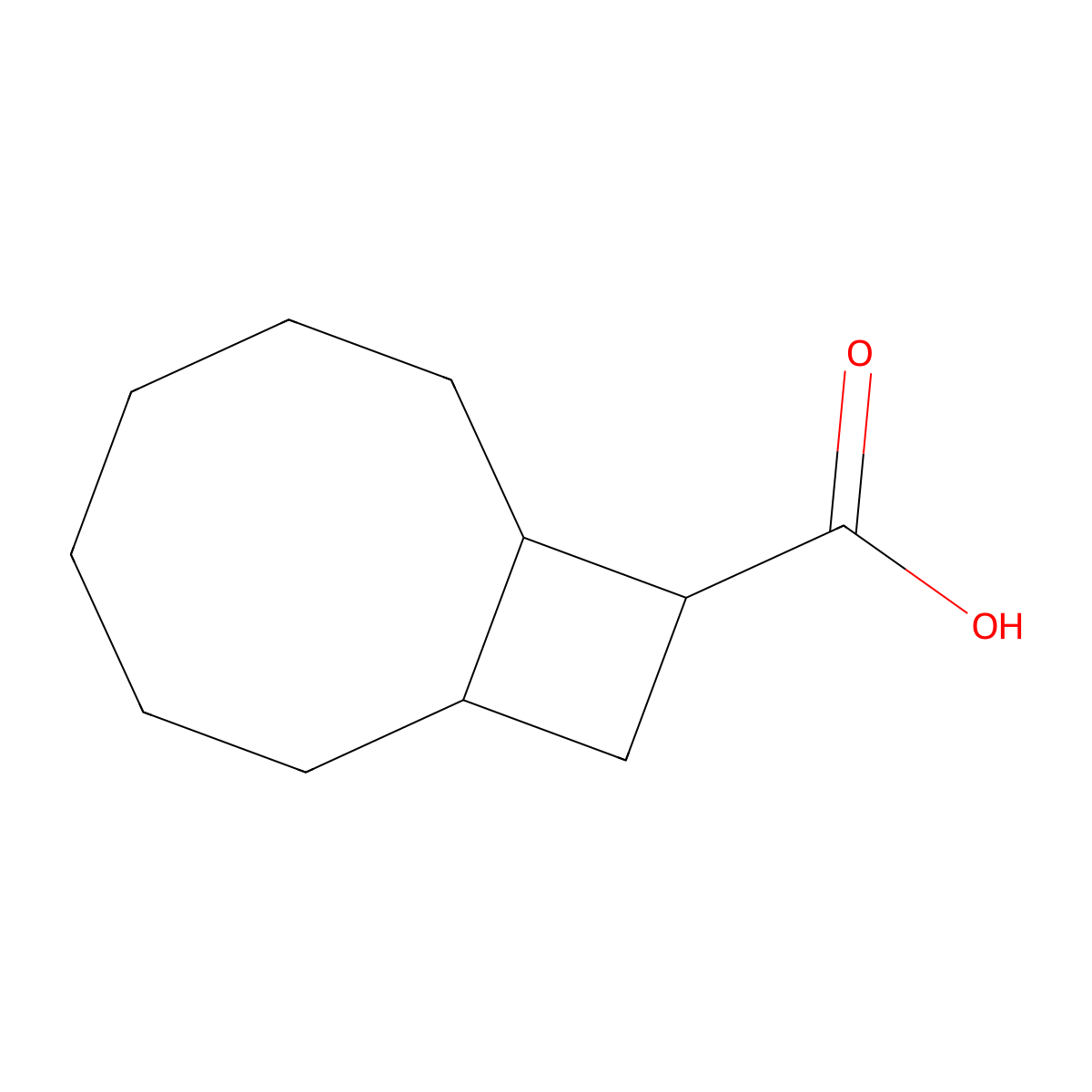Bicyclo[6.2.0]decane-9-carboxylic acid molecular structure, CAS 2287318-62-9
