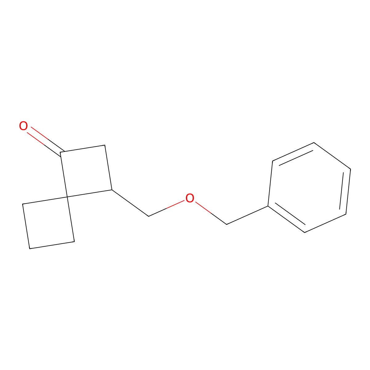 3-((Benzyloxy)methyl)spiro(3.3)heptan-1-one molecular structure, CAS 2287330-95-2