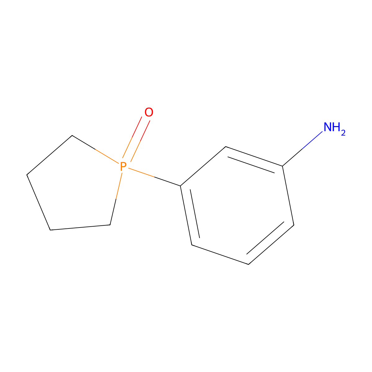 1-(3-Aminophenyl)phospholane 1-oxide molecular structure, CAS 2287332-17-4