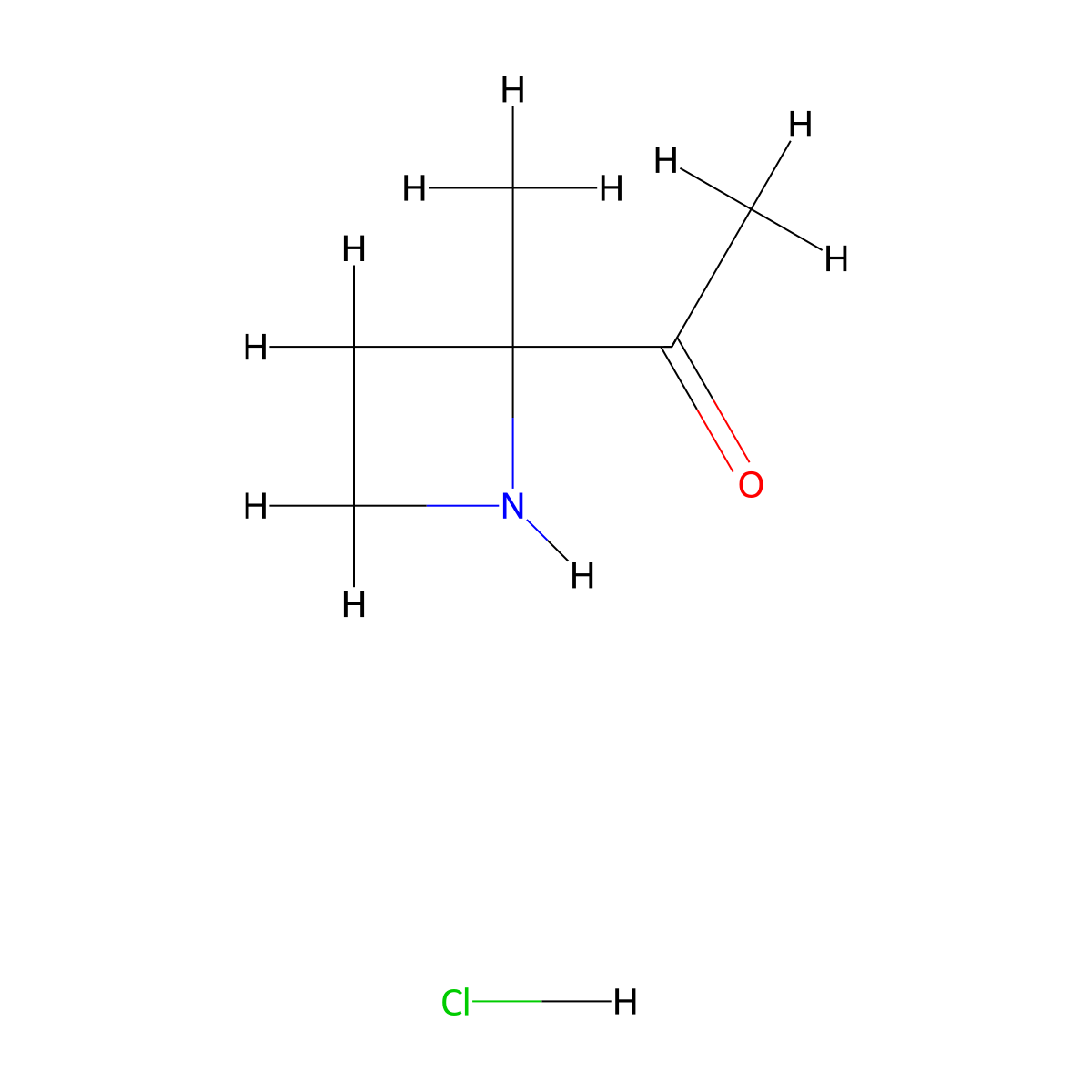 1-(2-Methylazetidin-2-yl)ethan-1-one hydrochloride molecular structure, CAS 2287332-20-9