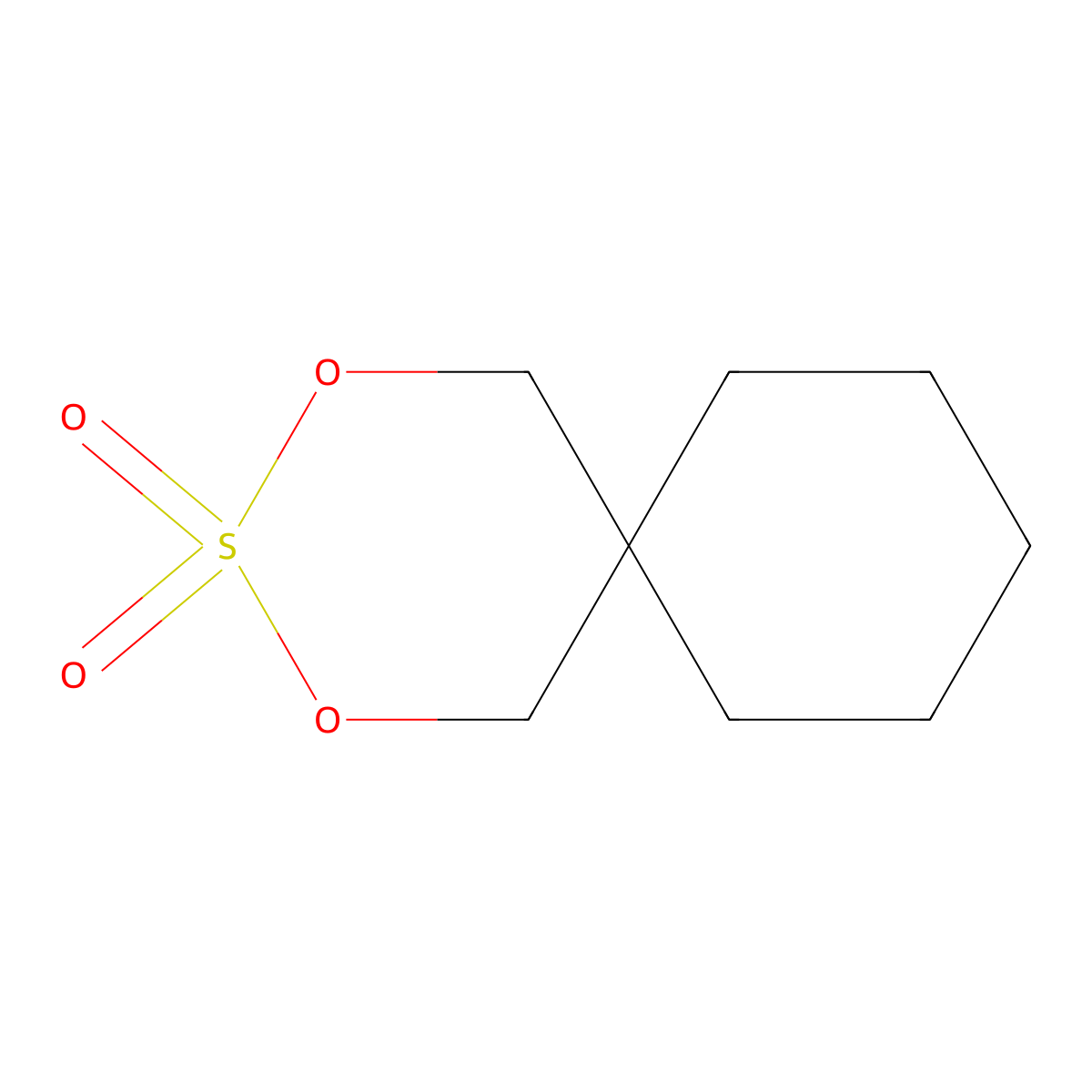 2,4-Dioxa-3lambda6-thiaspiro(5.5)undecane-3,3-dione molecular structure, CAS 2287333-84-8